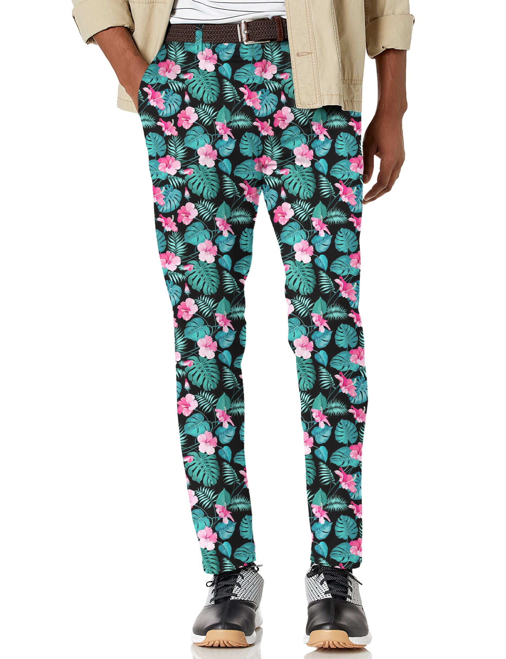 Men's Tropic Floral Stretch Golf pants