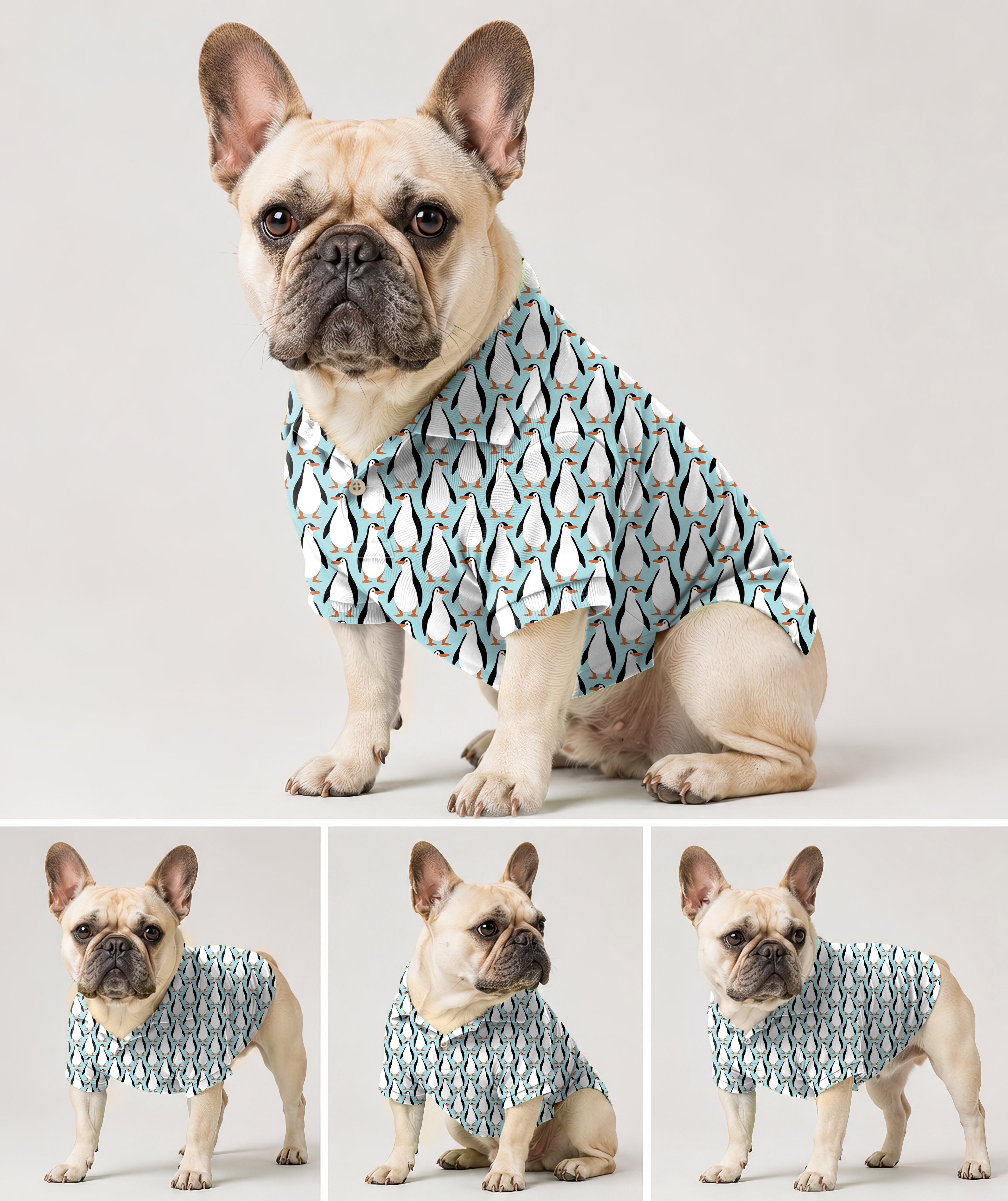Dog's Penguin Party golf polo