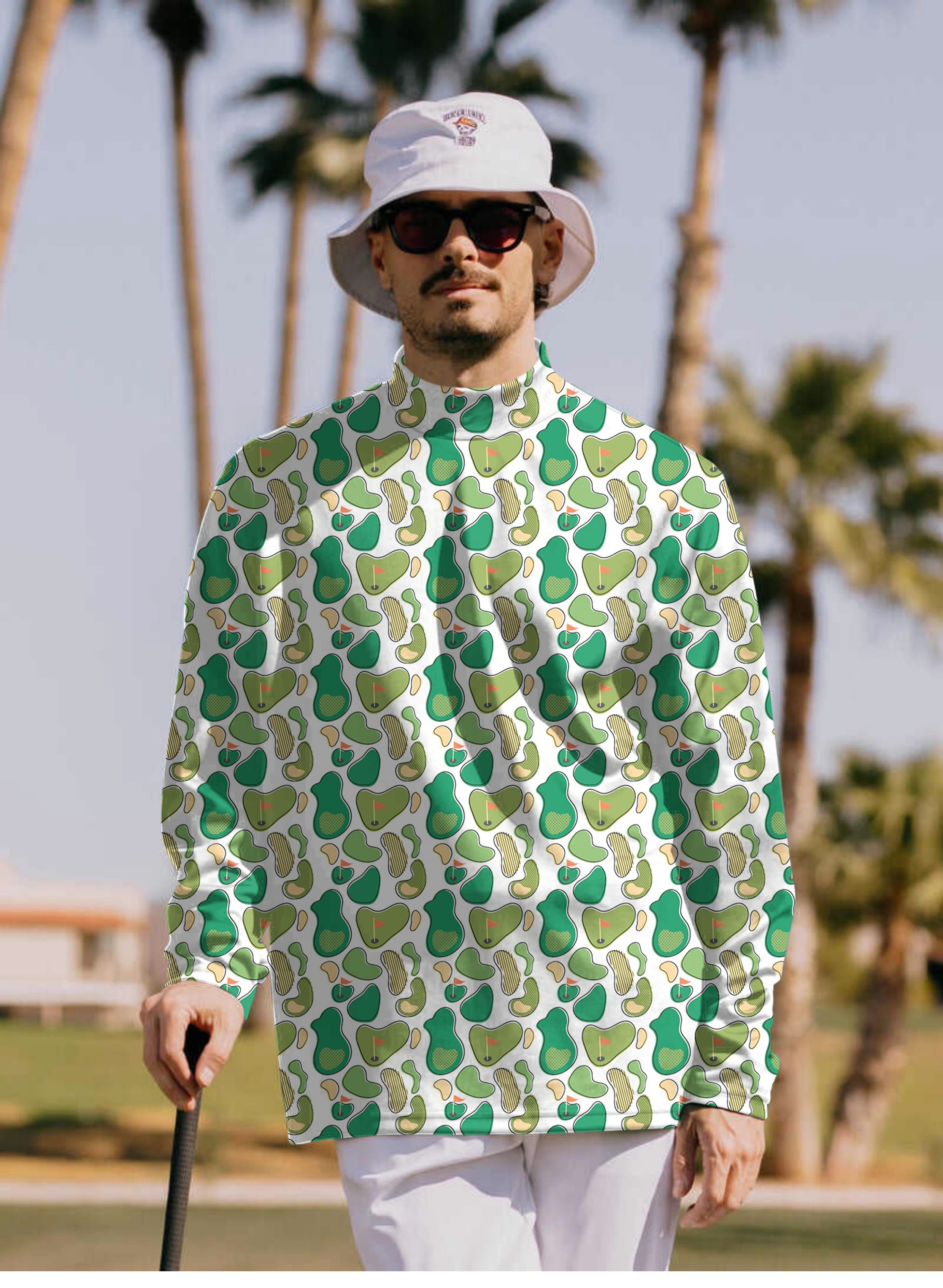 Men's Winning Putt Pullover High neck Long/Short sleeve T-Shirt