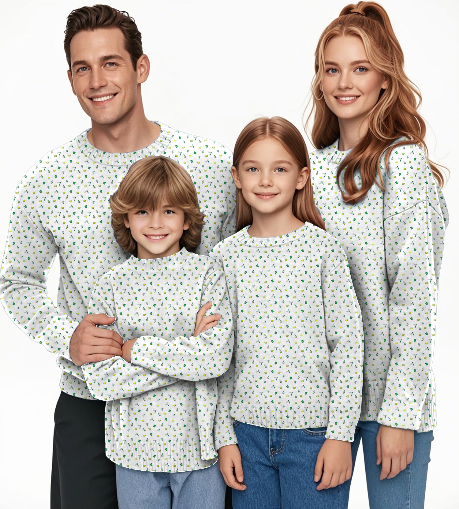 Master Lightweight Summer Crewneck Pullover Ugly Sweater Men Women boy girl family