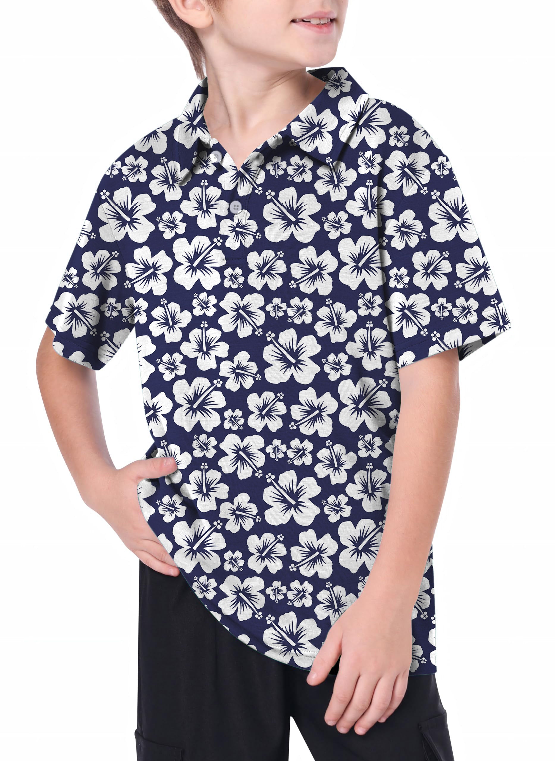 Youth Summer Daisy Golf Polo