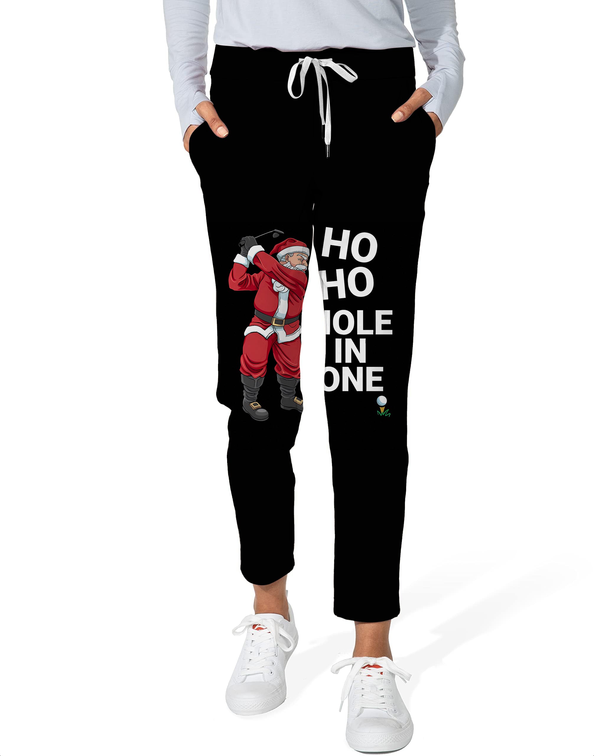 Santa Claus-Women's 7/8 Stretch Ankle Golf Pants