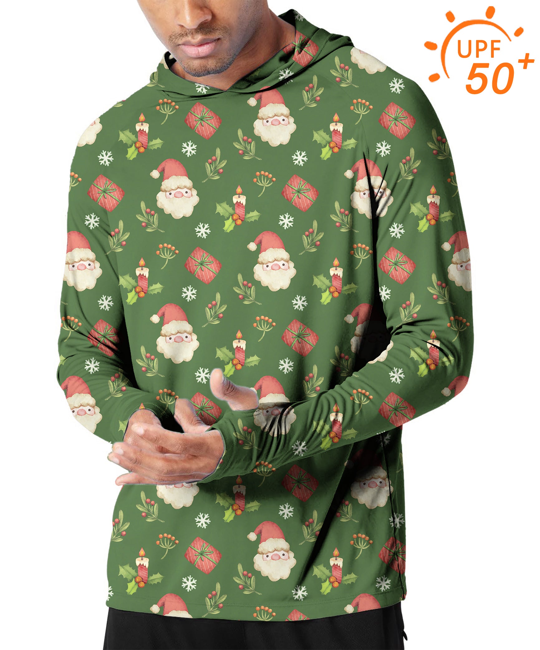 Men's Outdoor Marry Christmas Gift Golf Sun Protection Slim Fit hoodies