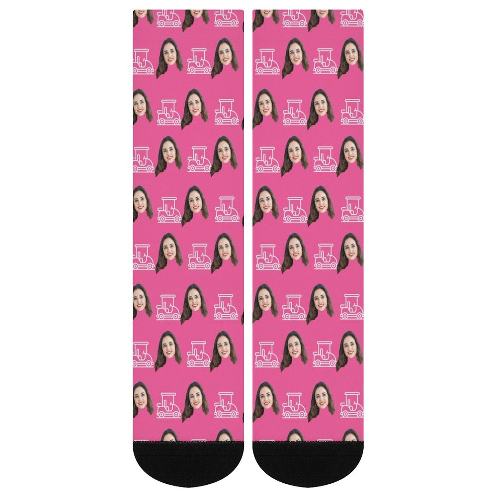 Custom Photo Funny Face- Prined socks Gifts for Men Women