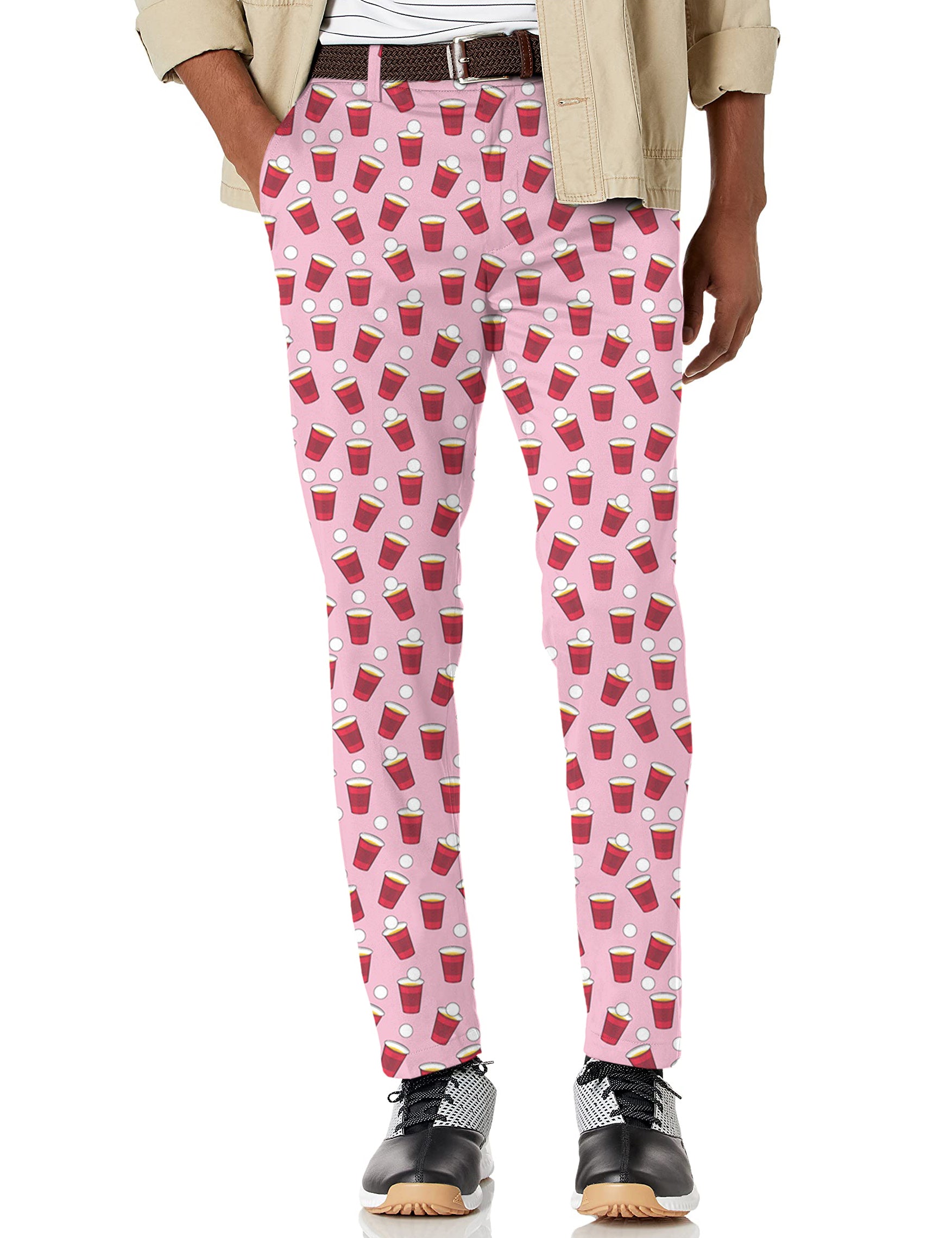 Men's RED SOLO CUP Stretch Golf Pants