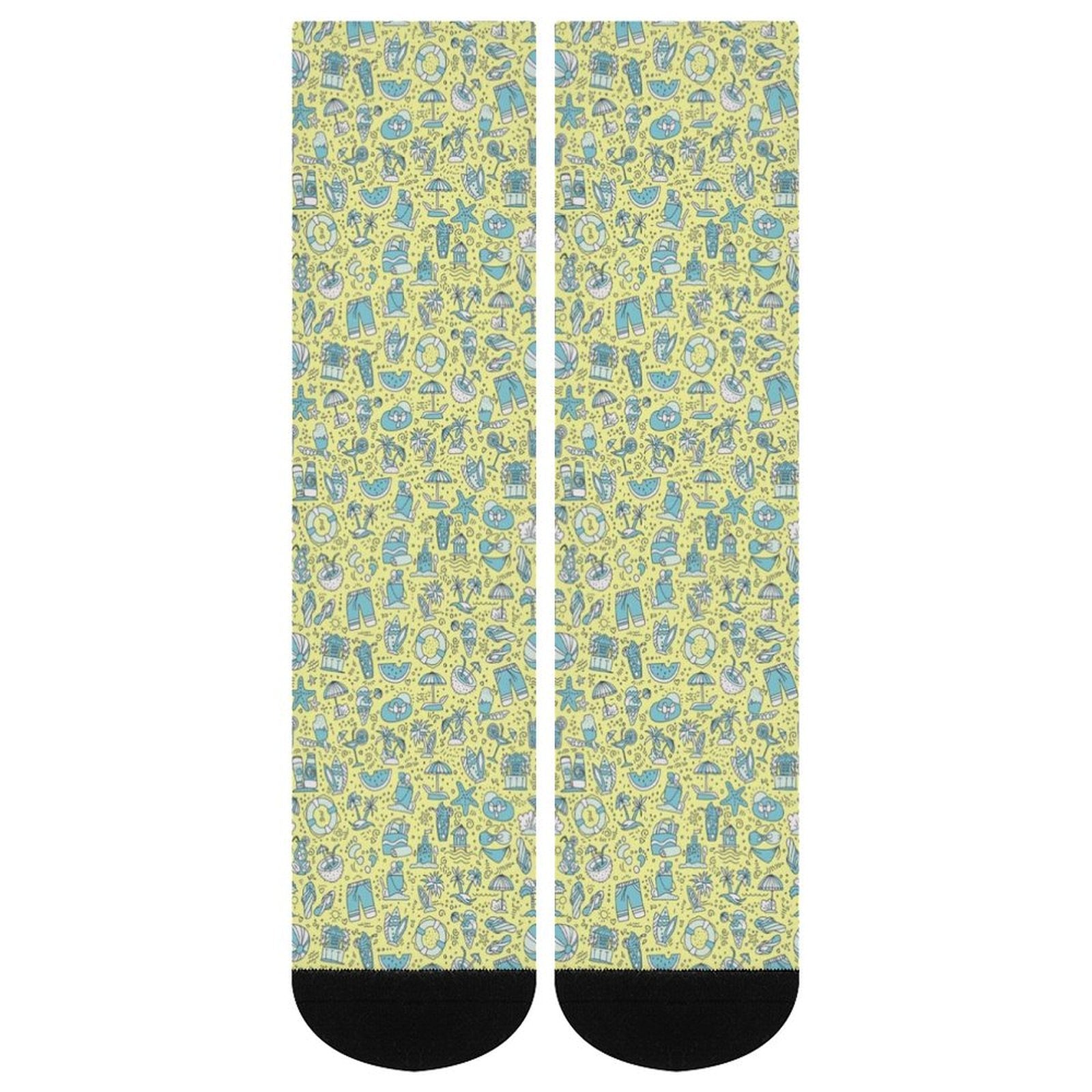 Coastal Caddy Prined socks Gifts for Men Women