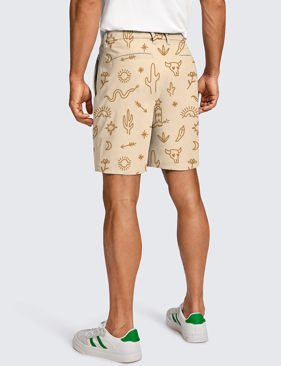 Men Western Vibes Golf Shorts