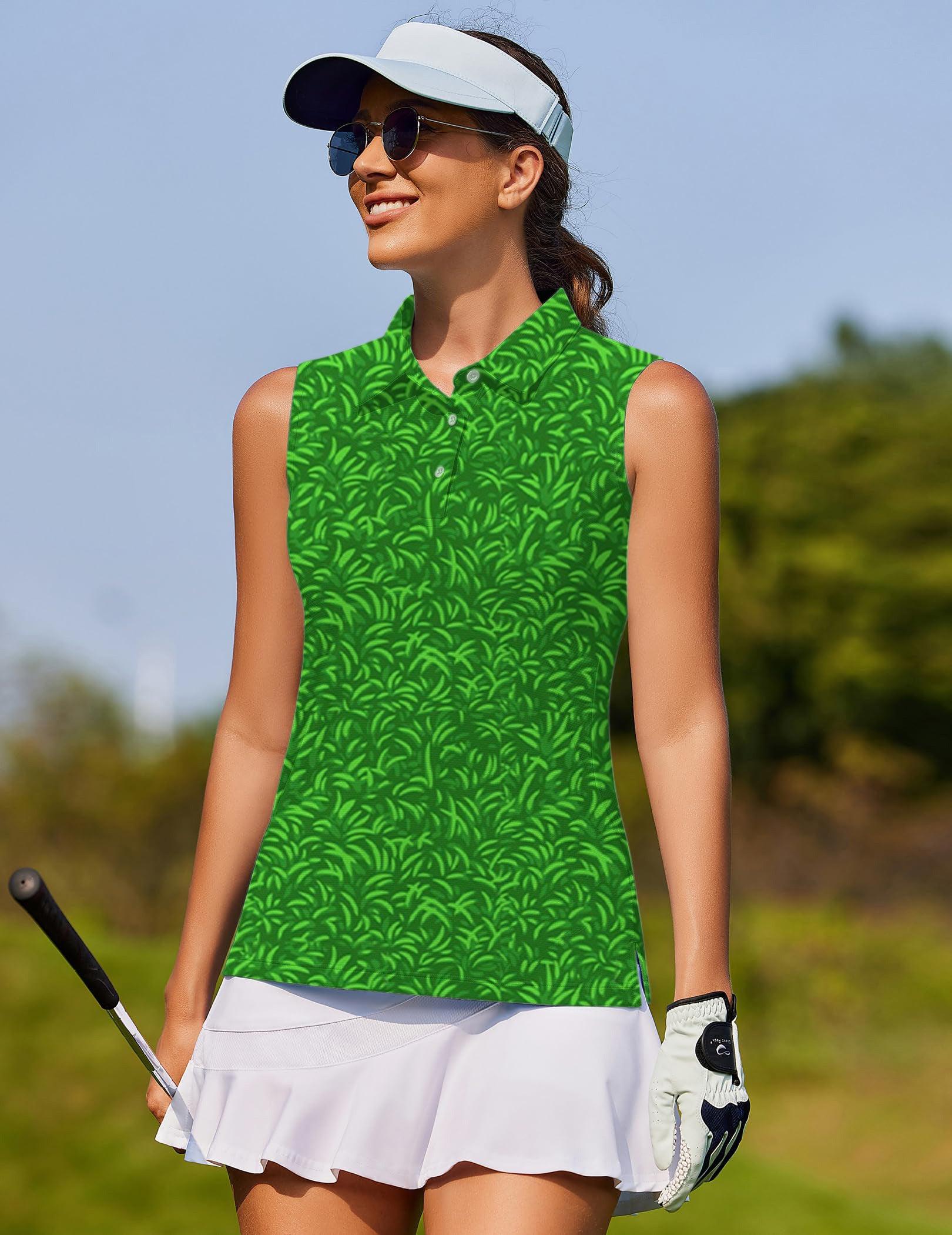 Women's On The Greens Sleeveless golf polo