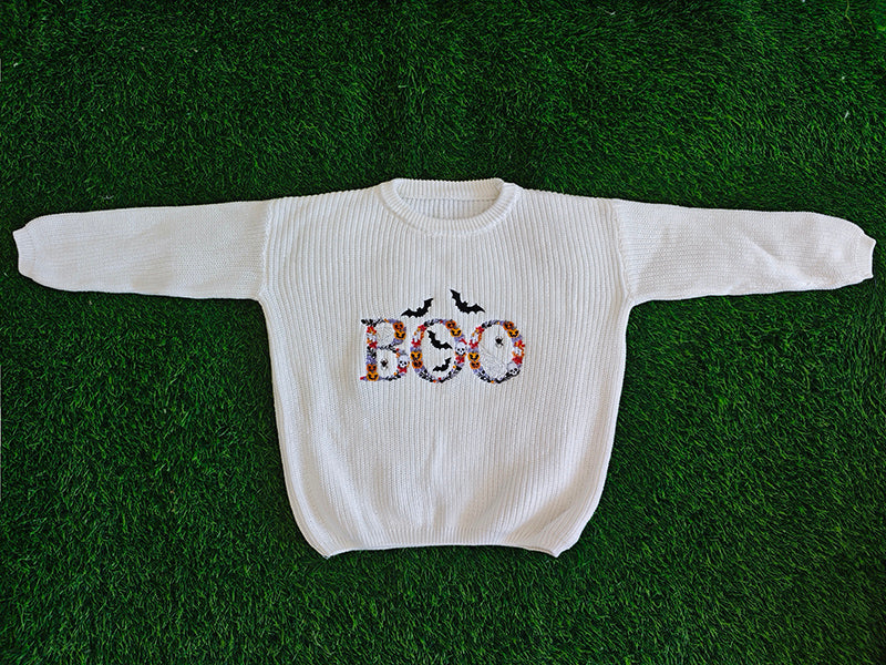 Halloween Personalized Embroidered Sweaters for Babies and Toddlers Add your Personalization