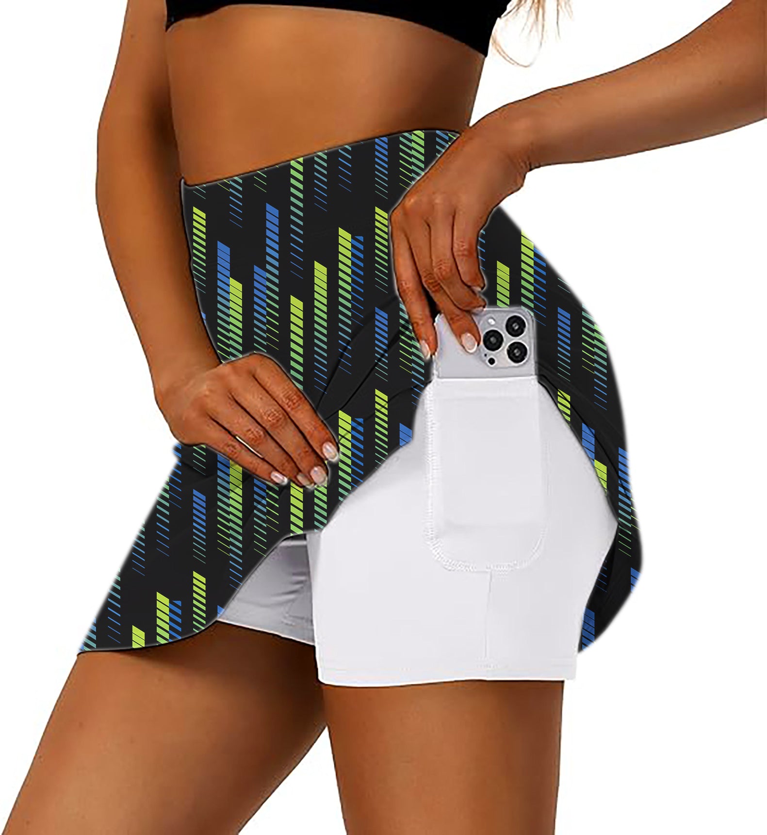 Gradient Women's Athletic Golf Skorts Flared Skirts