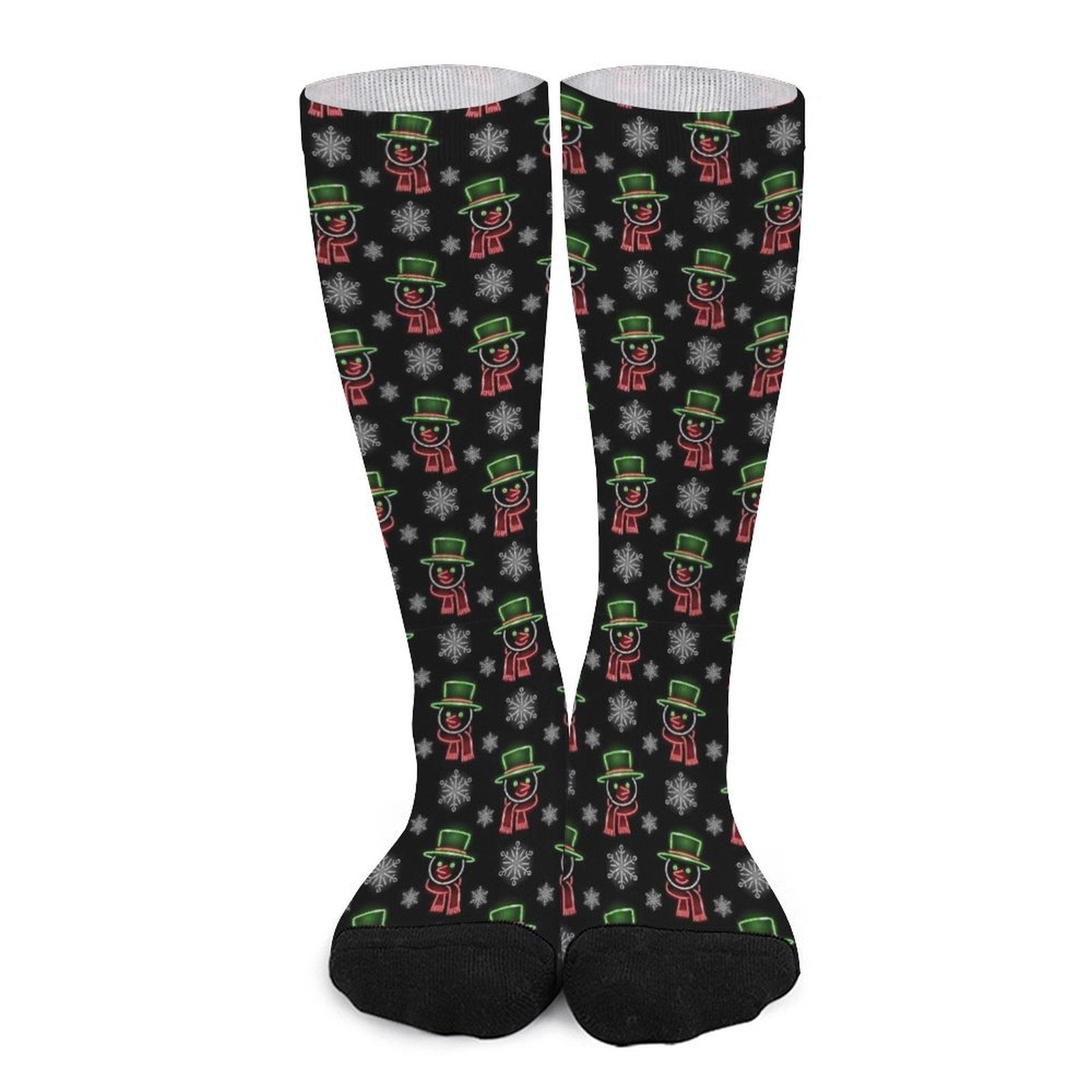 Neon Snowman Prined socks Gifts for Men Women