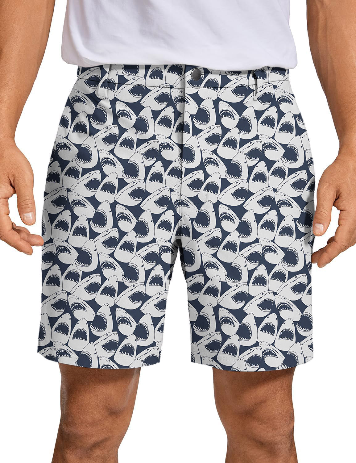 Men's Shark Attack Golf Shorts