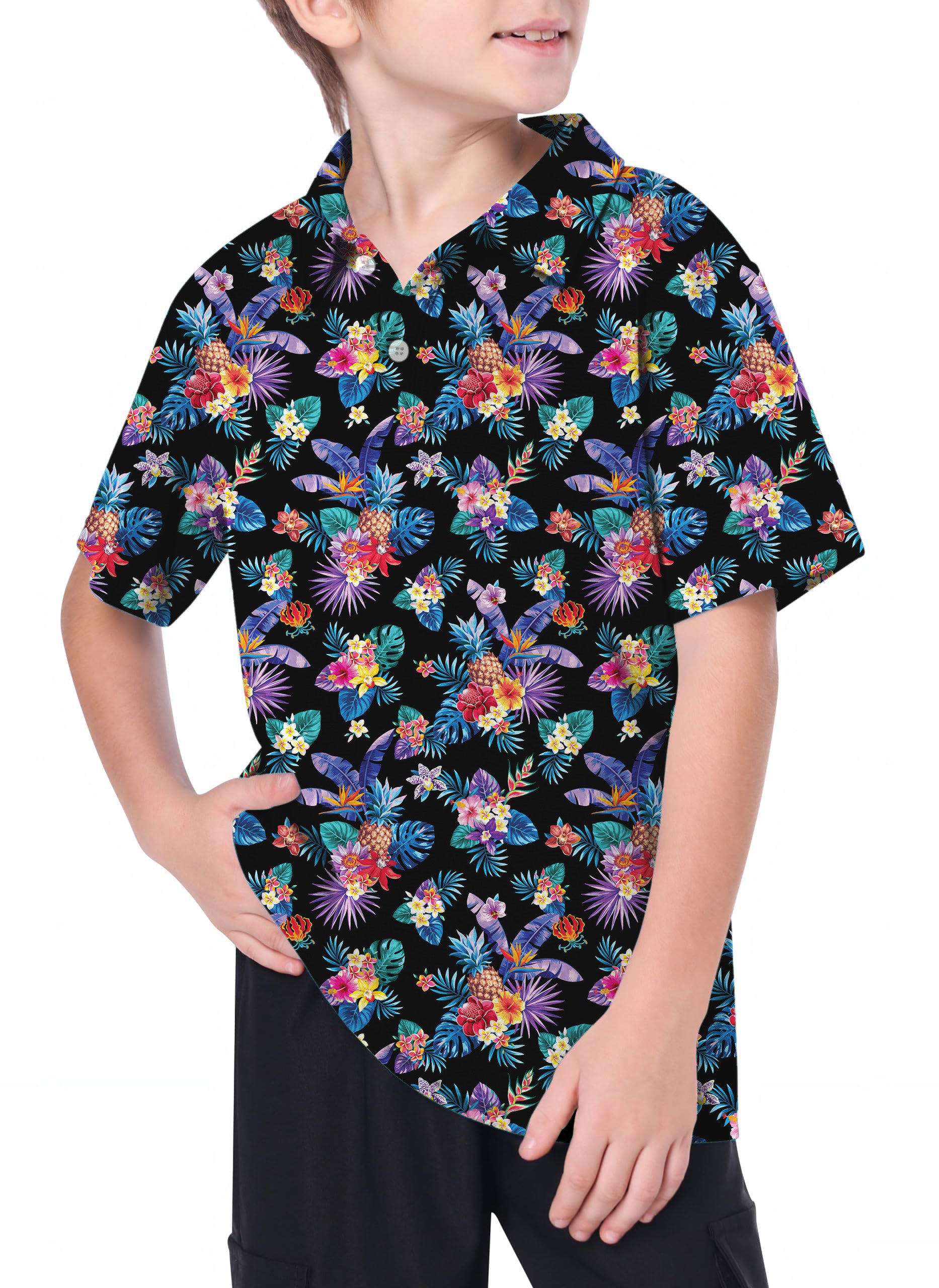 Youth pineapple Golf Polo