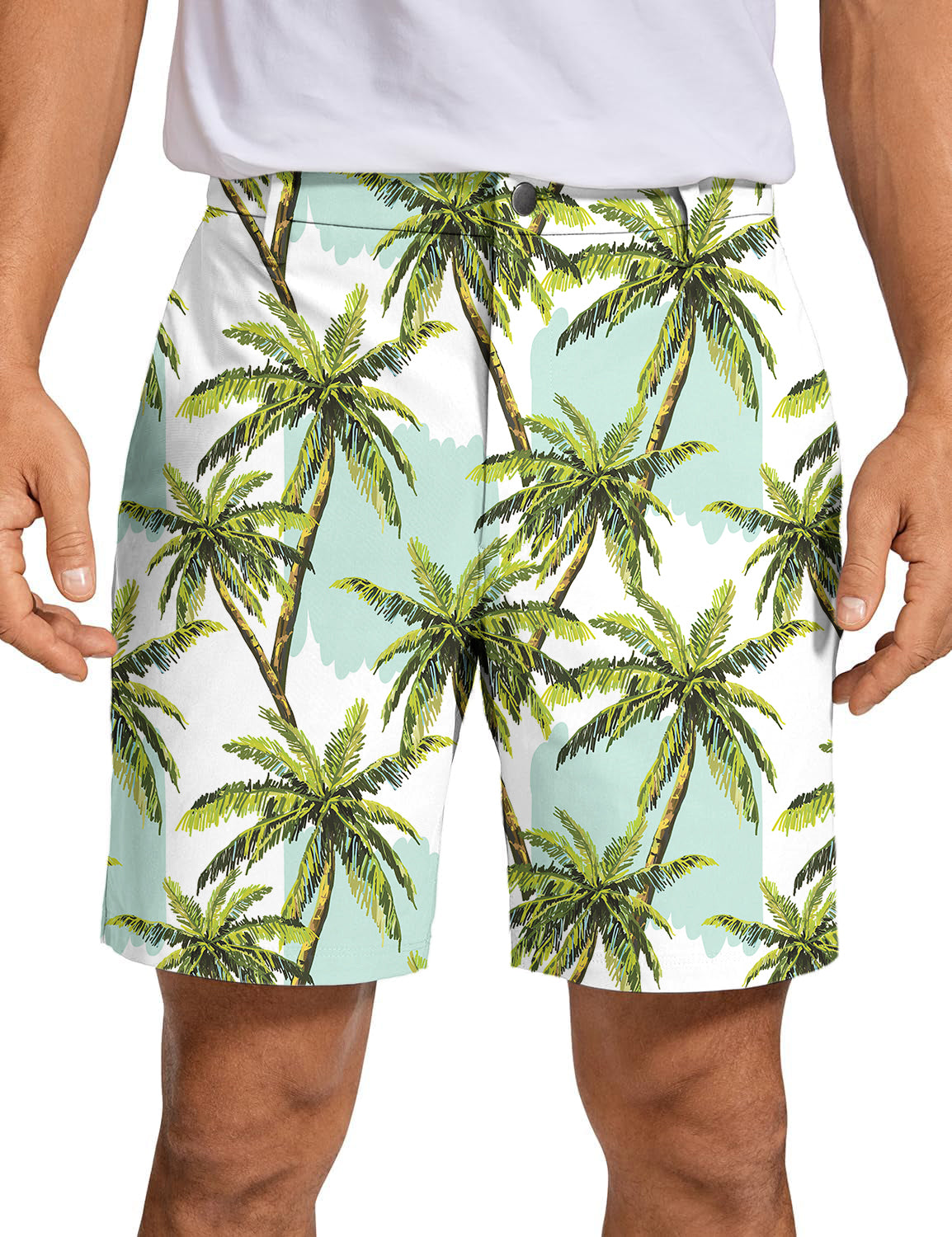 Men's Palm tree Golf Shorts