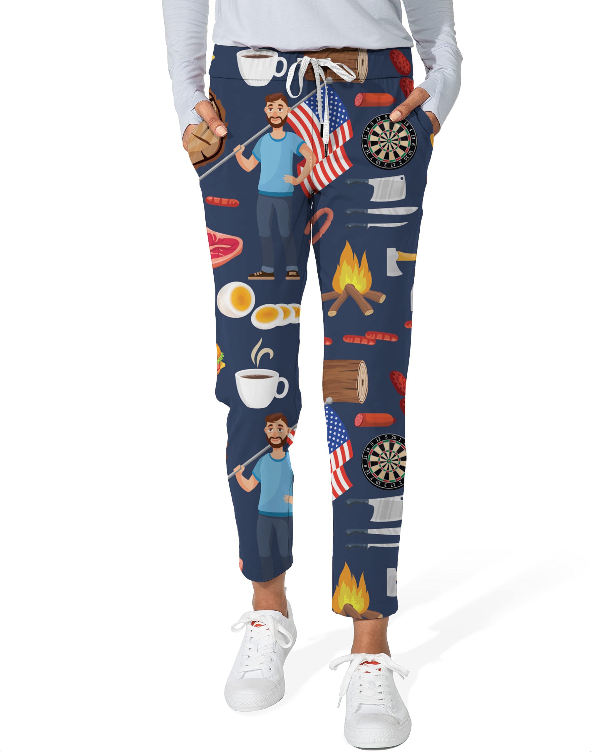 American Dream-Women's 7/8 Stretch Ankle Golf Pants