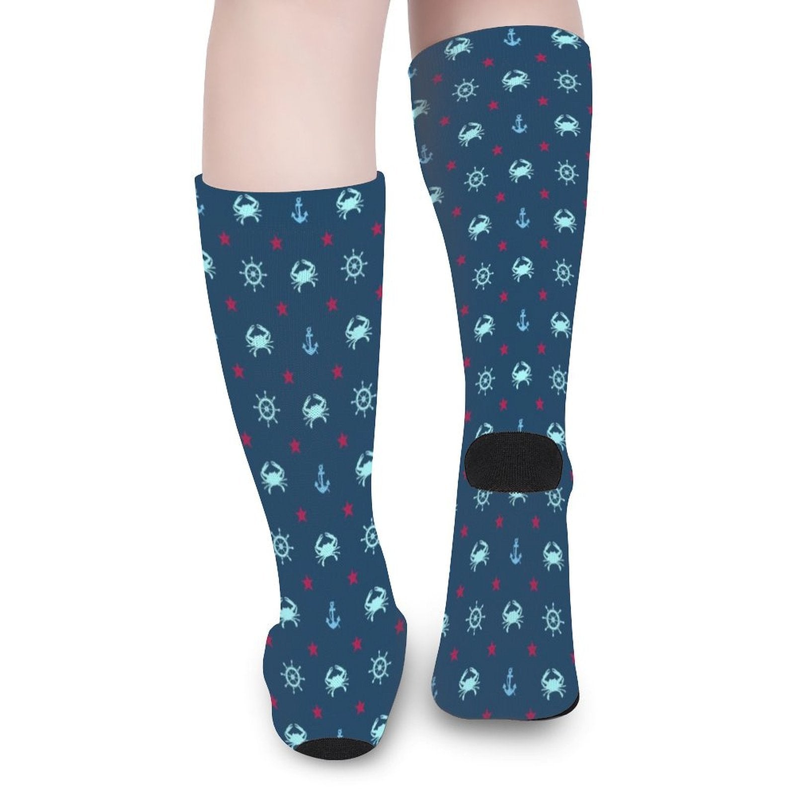 Crabs and Stars Prined socks Gifts for Men Women