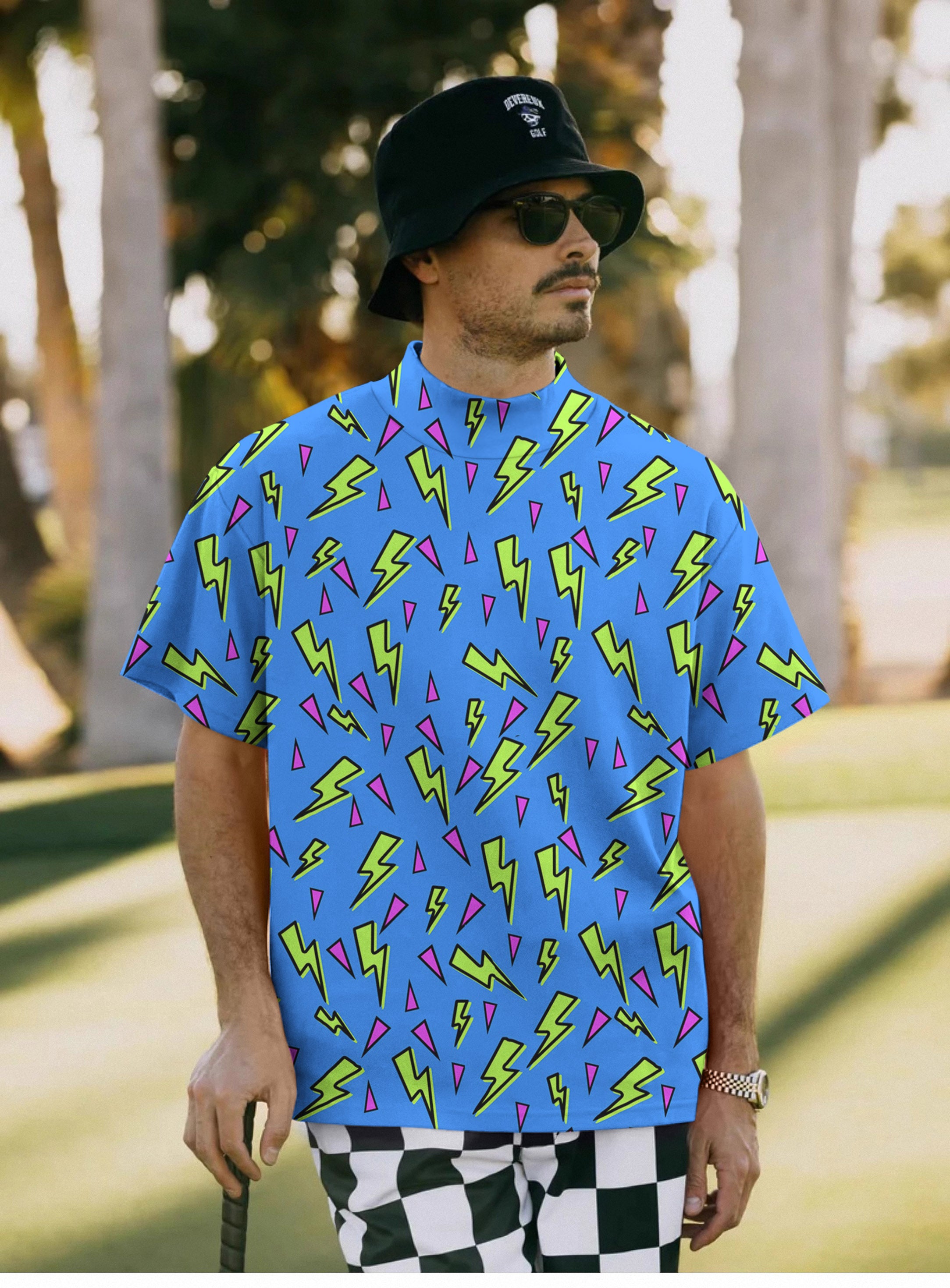 Men's Flash Pullover High neck Long/Short sleeve T-Shirt