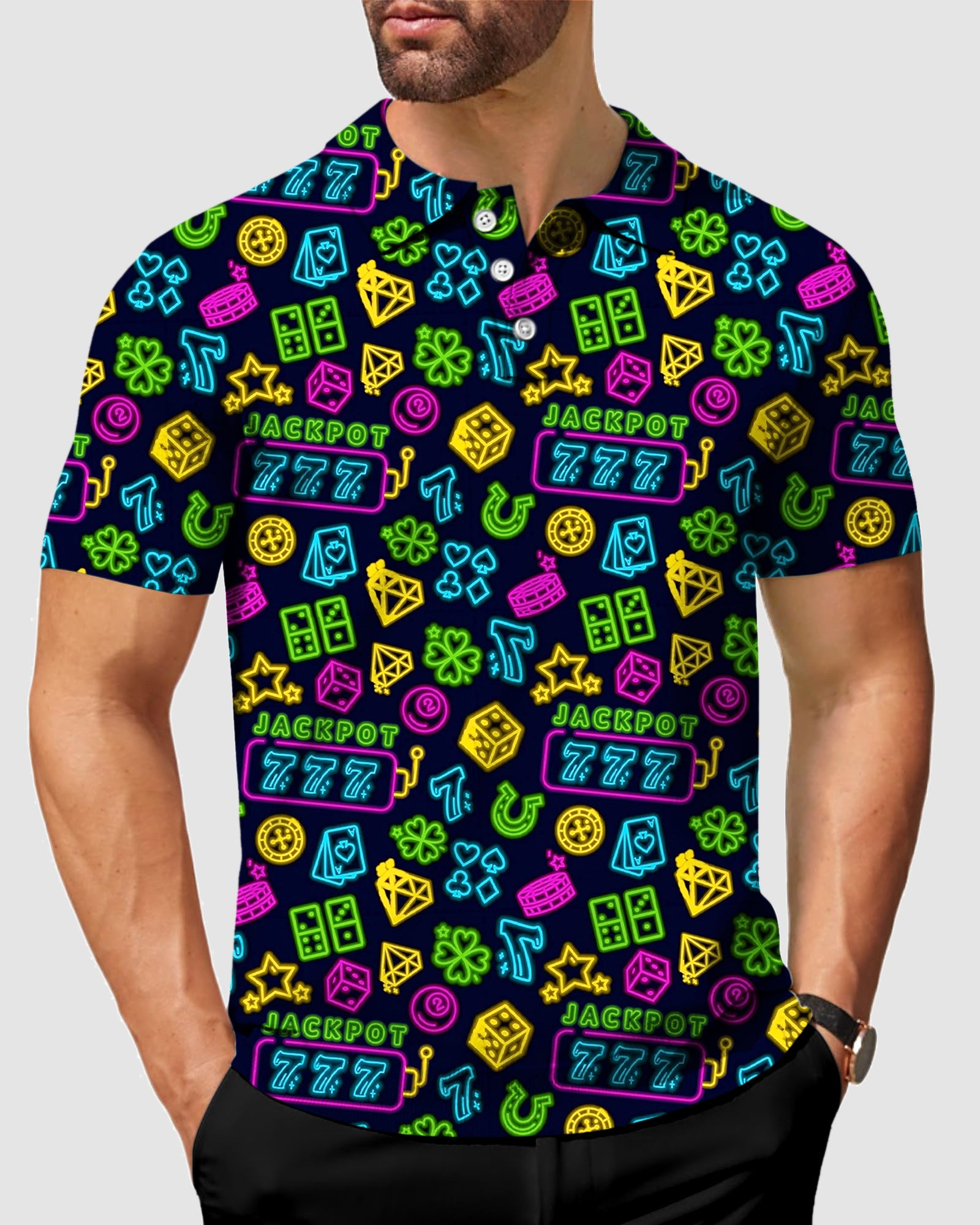 Men's Hitting Jackpots golf polo