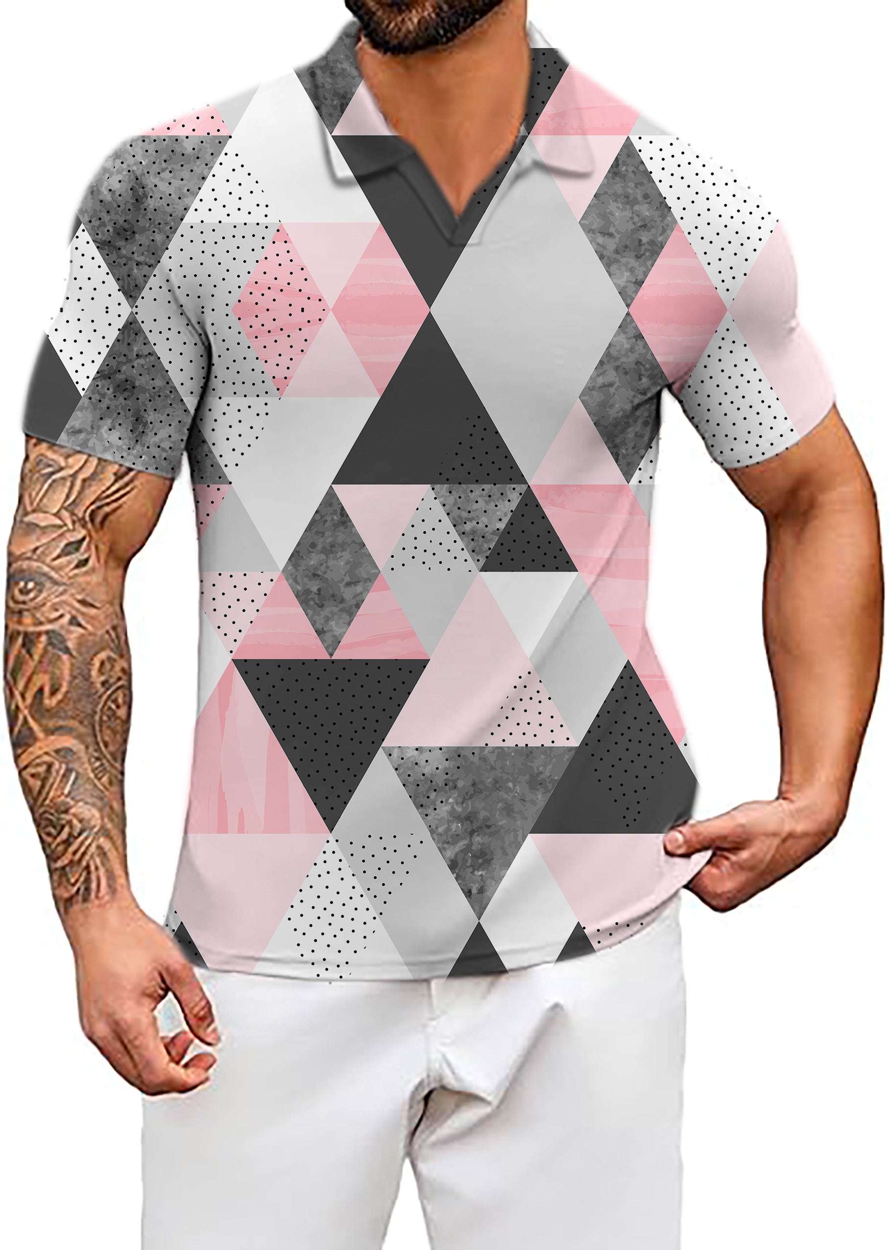 Head Golf Men Chest Tape Polo
