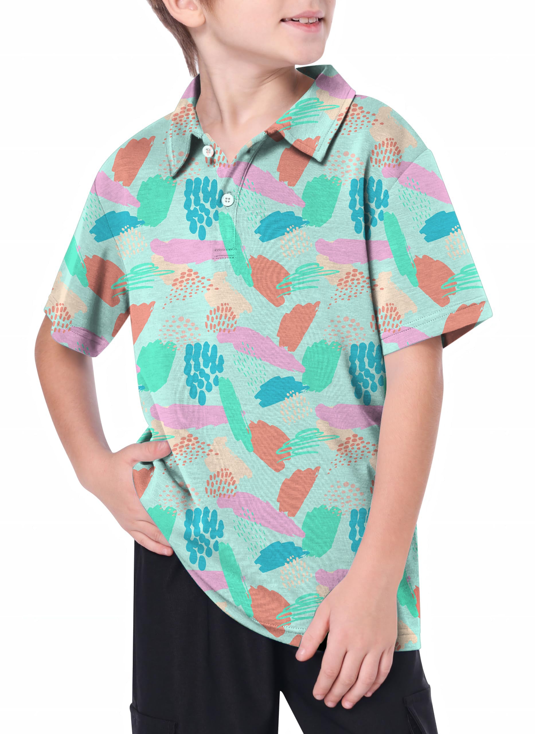 Youth Graffiti Golf Polo