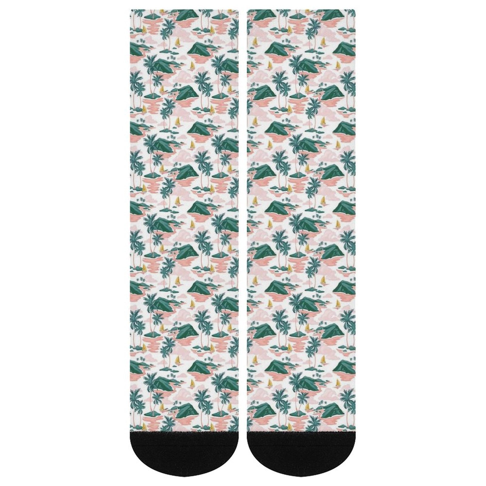 Paradise Island Prined socks Gifts for Men Women