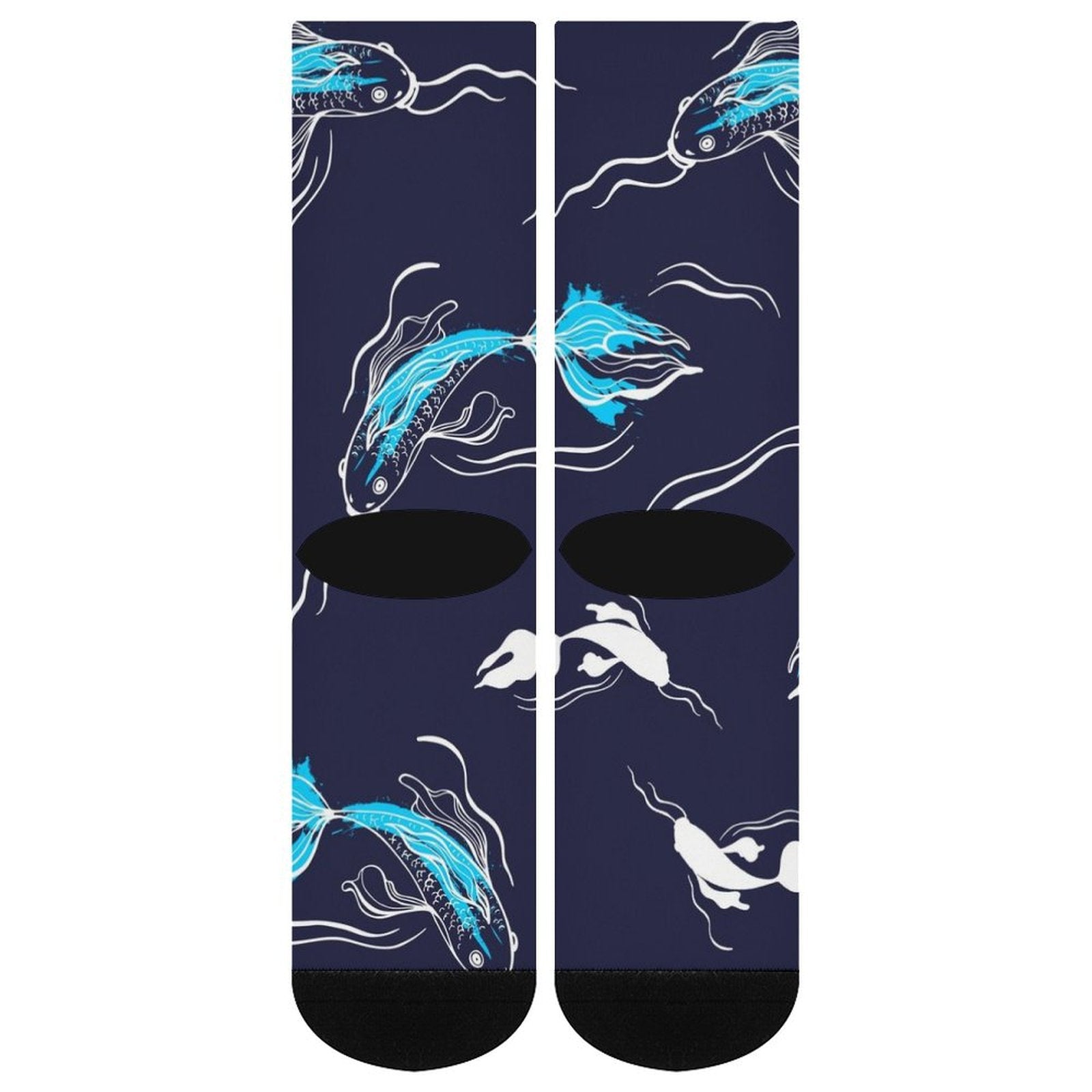 Diamond Accents Fish Prined socks Gifts for Men Women
