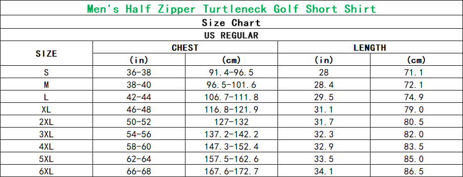 Half Zipper Turtleneck Golf Short Shirt Custom Company Sport Team Logo Face Embroidery