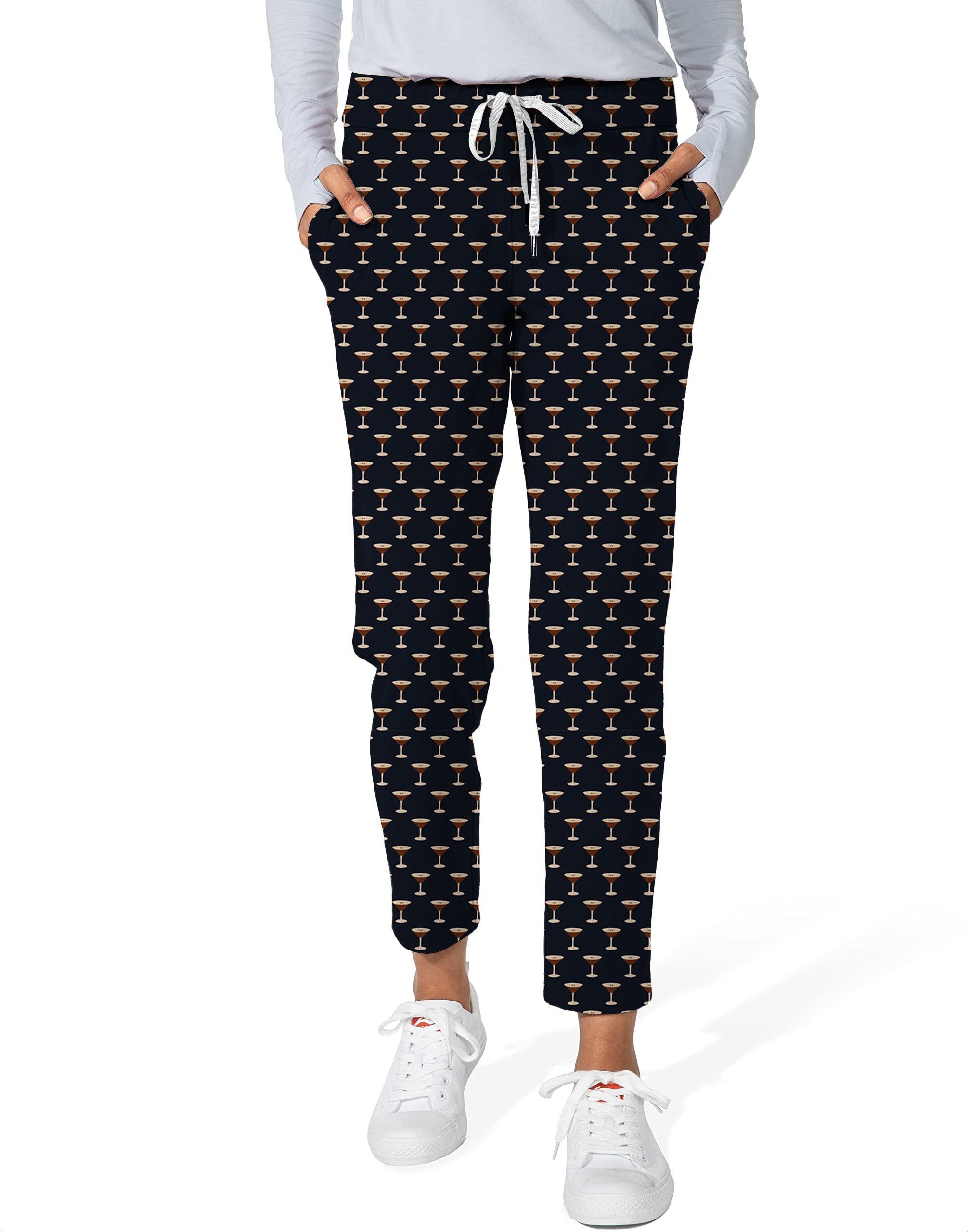 ESPRESSO MARTINIS-Women's 7/8 Stretch Ankle Golf Pants