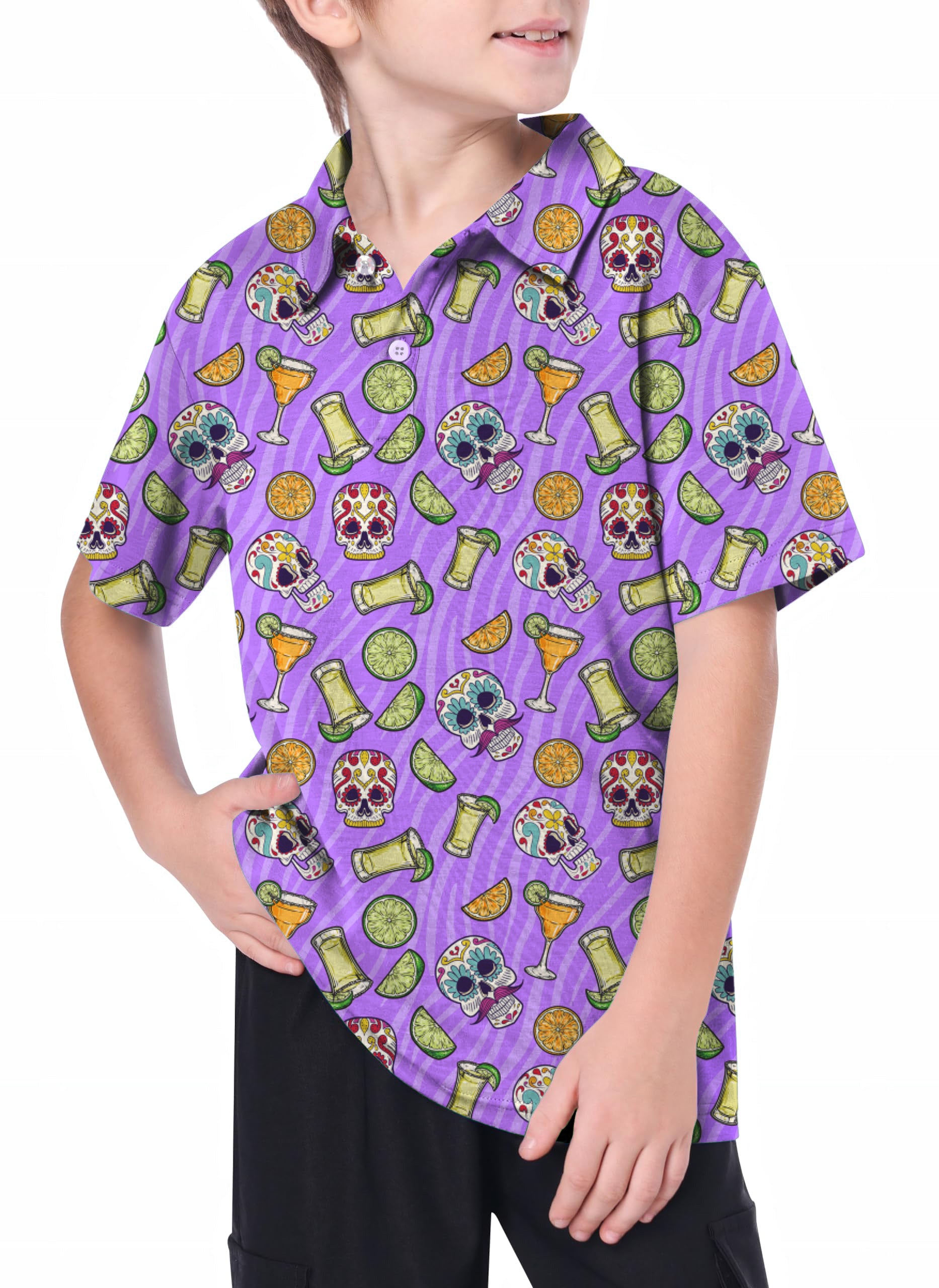 Youth Summer Tequila Golf Polo