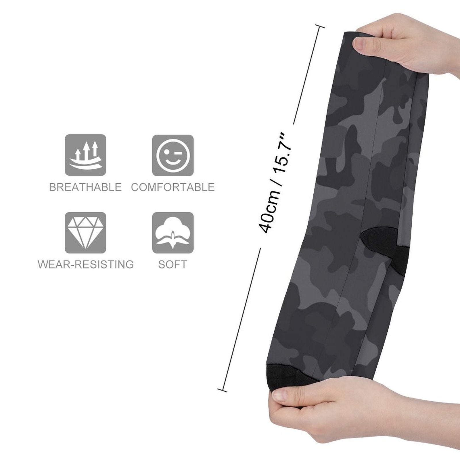 Ghost Camo Prined socks Gifts for Men Women