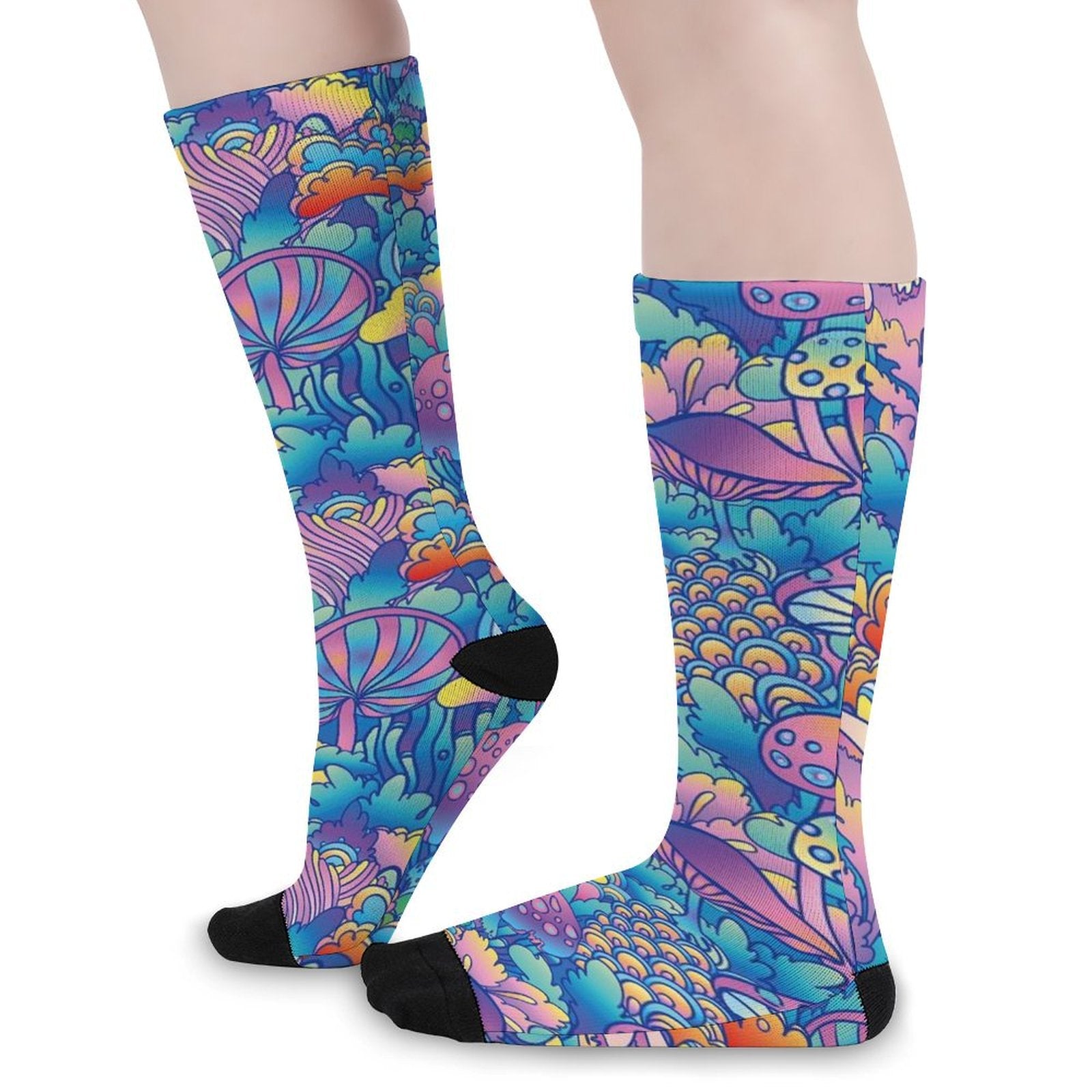 magic mushroom Prined socks Gifts for Men Women