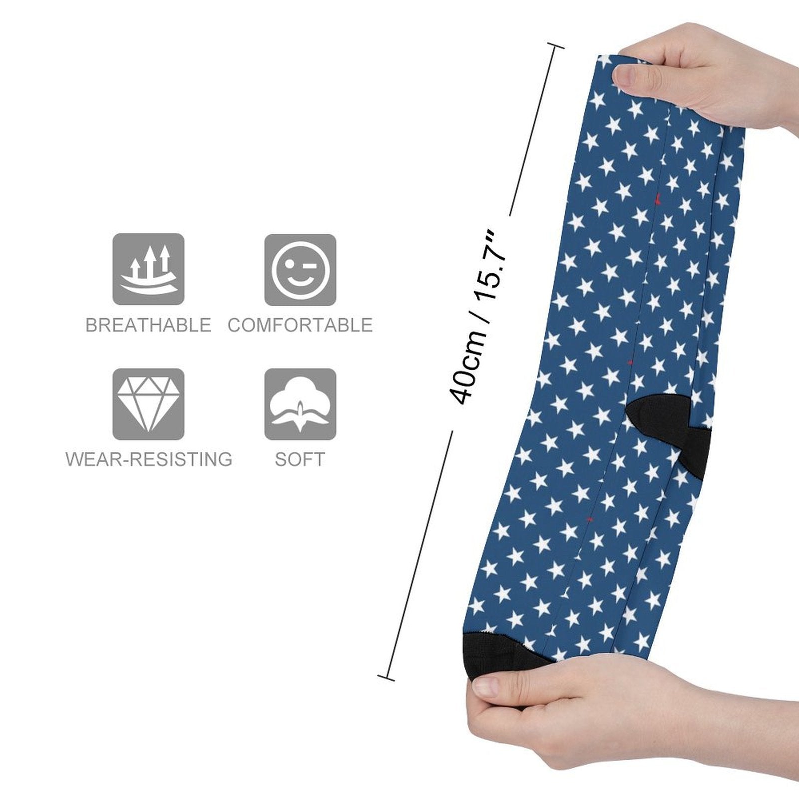 Proud Stars Prined socks Gifts for Men Women