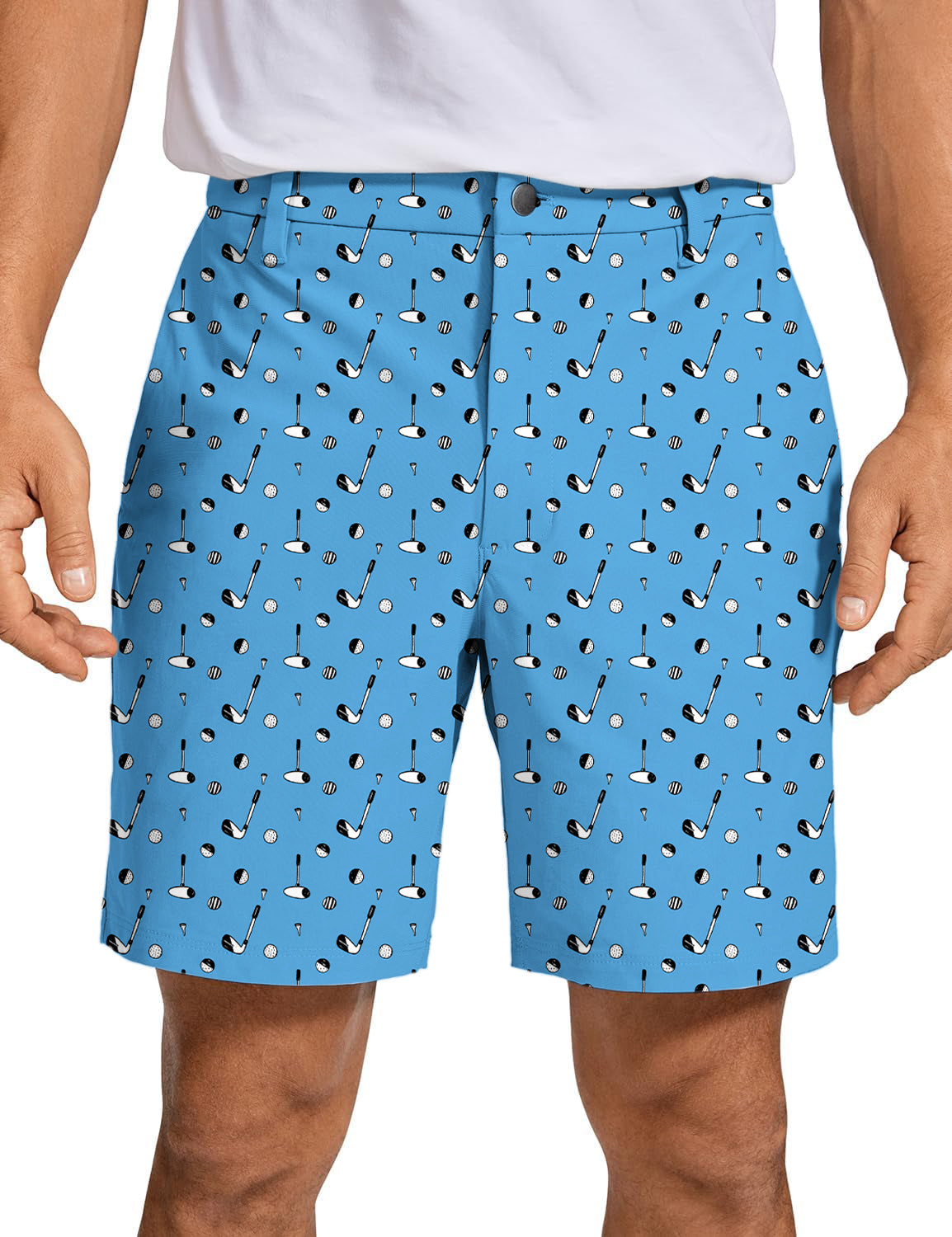 Men's Sky-blue golf life Golf Shorts