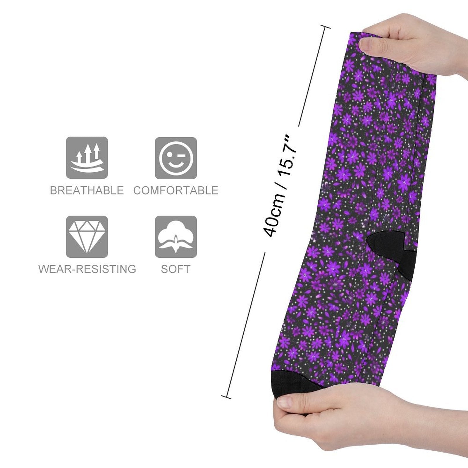 Infinite Daisy Prined socks Gifts for Men Women