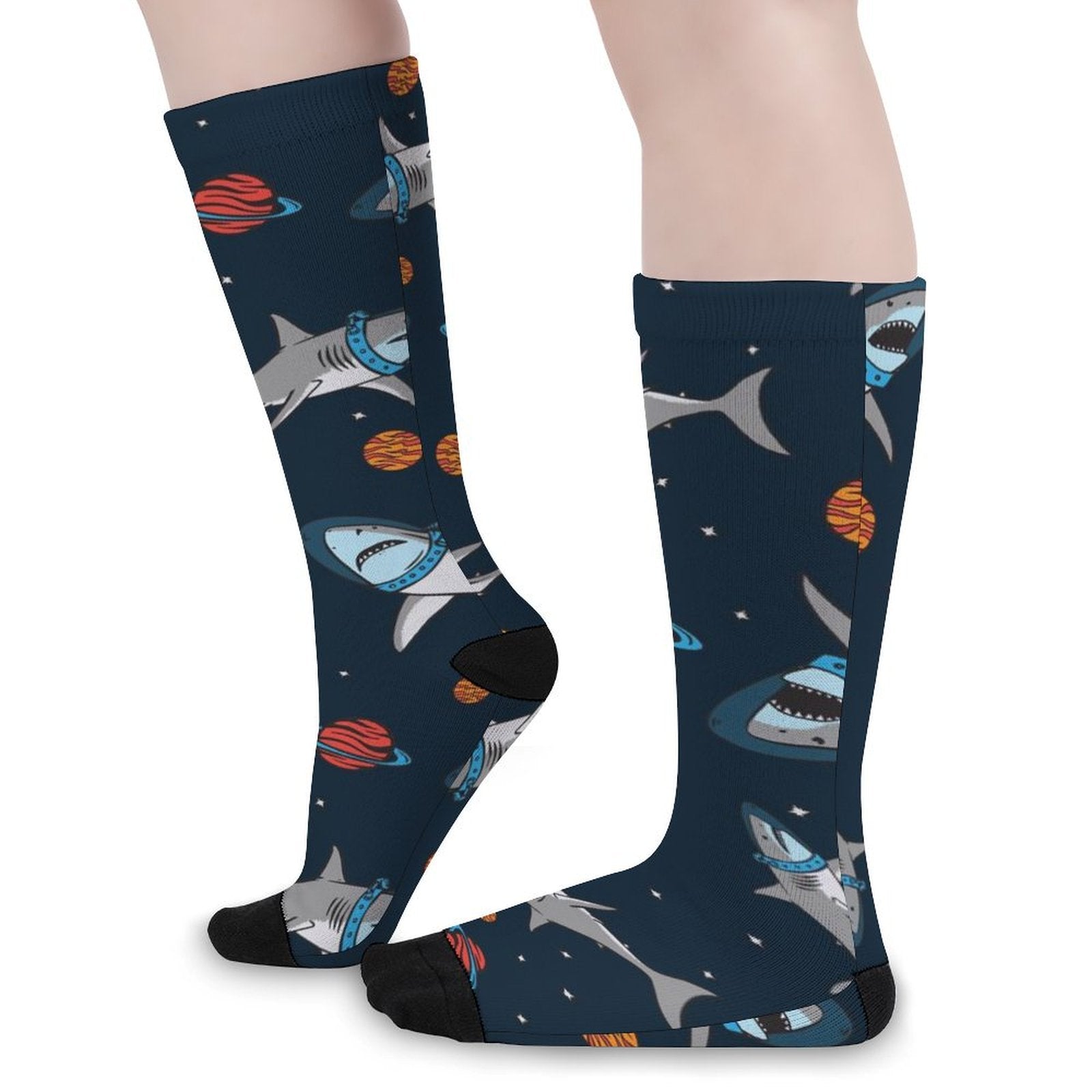 Sharks in Space Prined socks Gifts for Men Women