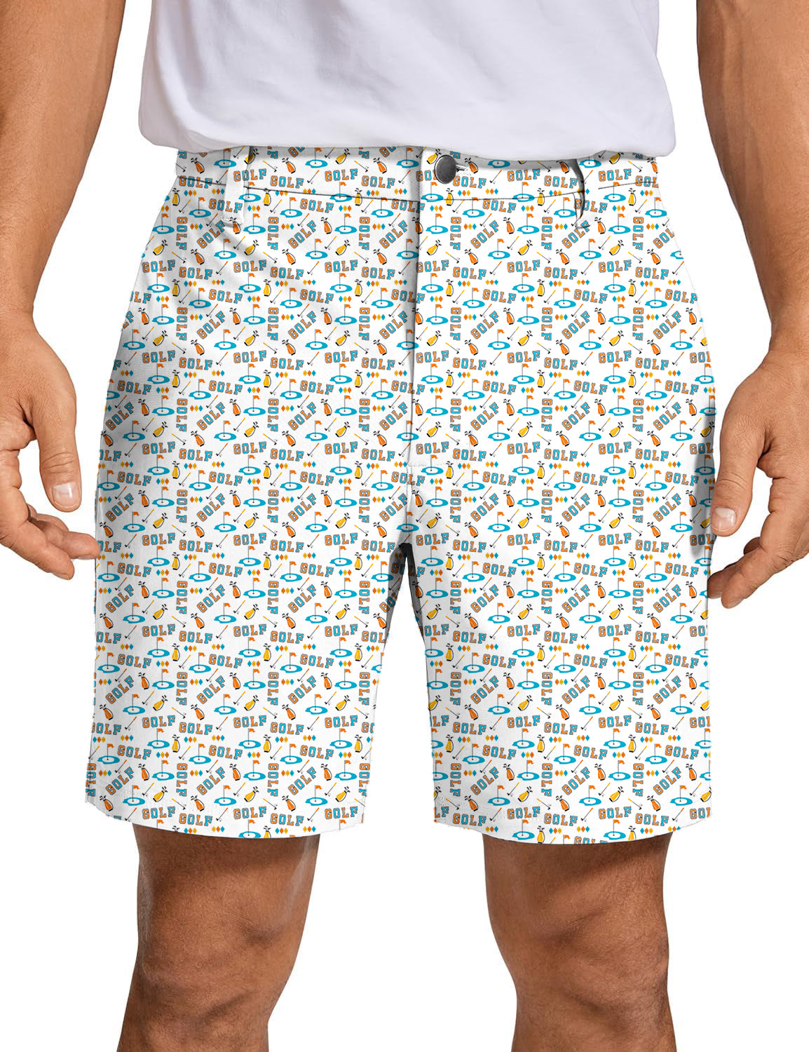 Men Golfing Clubhouse Dreams Golf Shorts