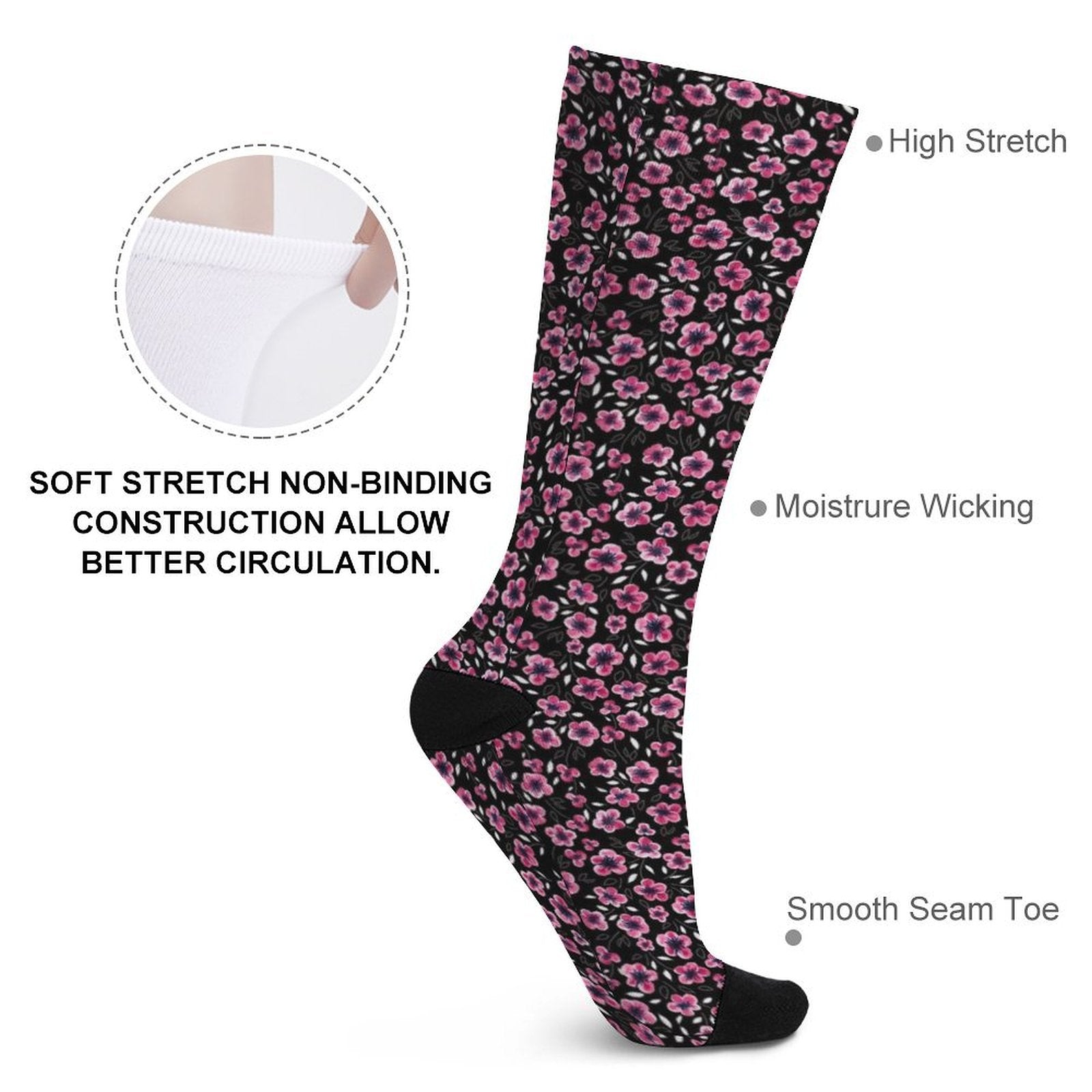 Floral Out Prined socks Gifts for Men Women