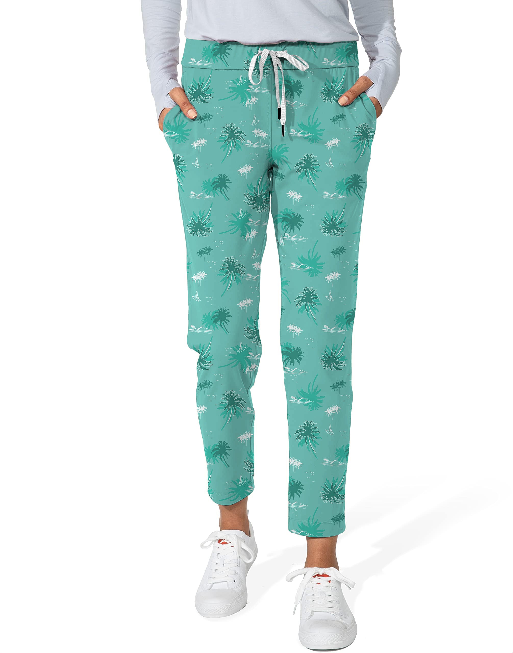 Island Livin Women's 7/8 Stretch Ankle Golf Pants