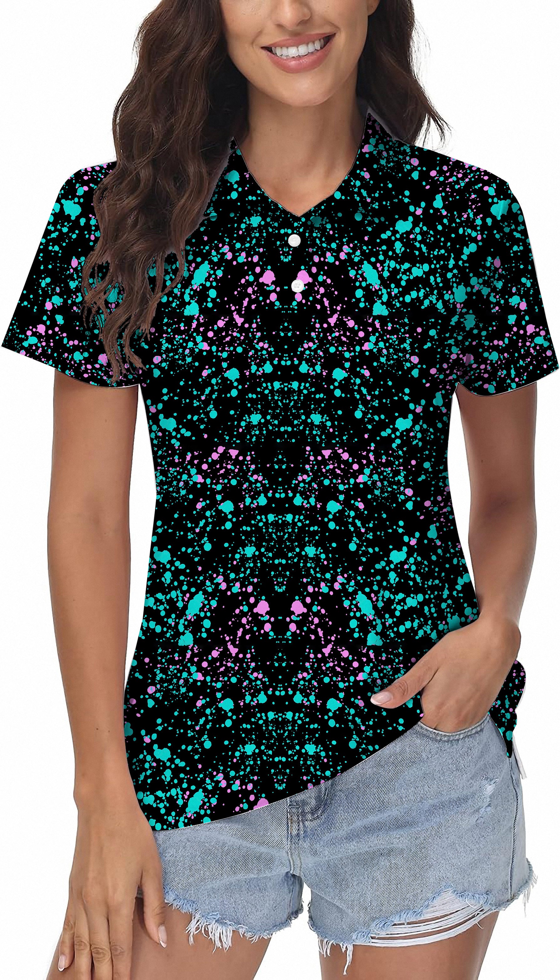 GALAXIES Women's Golf Polo