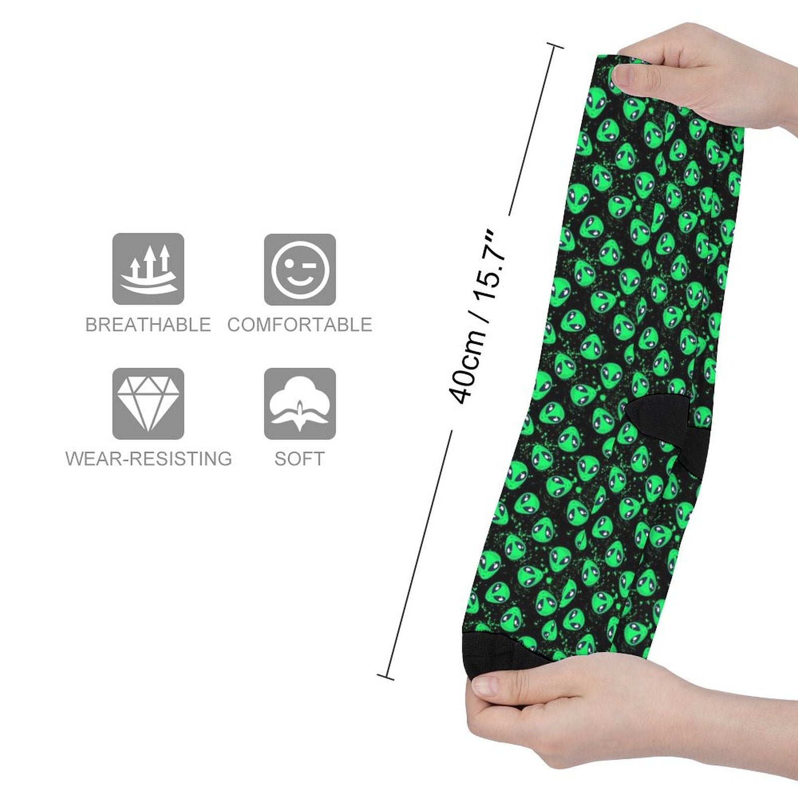 Alien Invasion Prined socks Gifts for Men Women