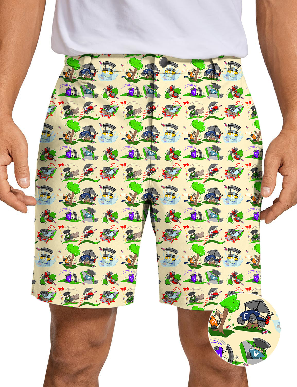 Men's Don’t Drink & Drive Designer style Golf Shorts