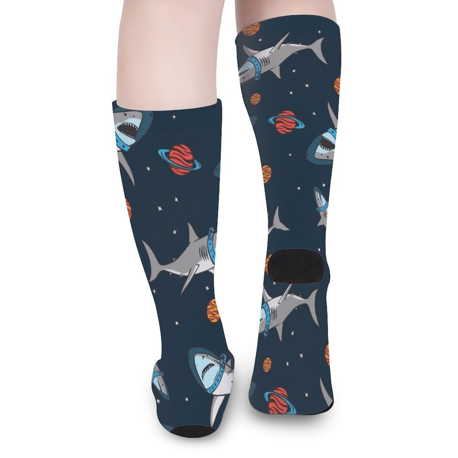 Sharks in Space Prined socks Gifts for Men Women