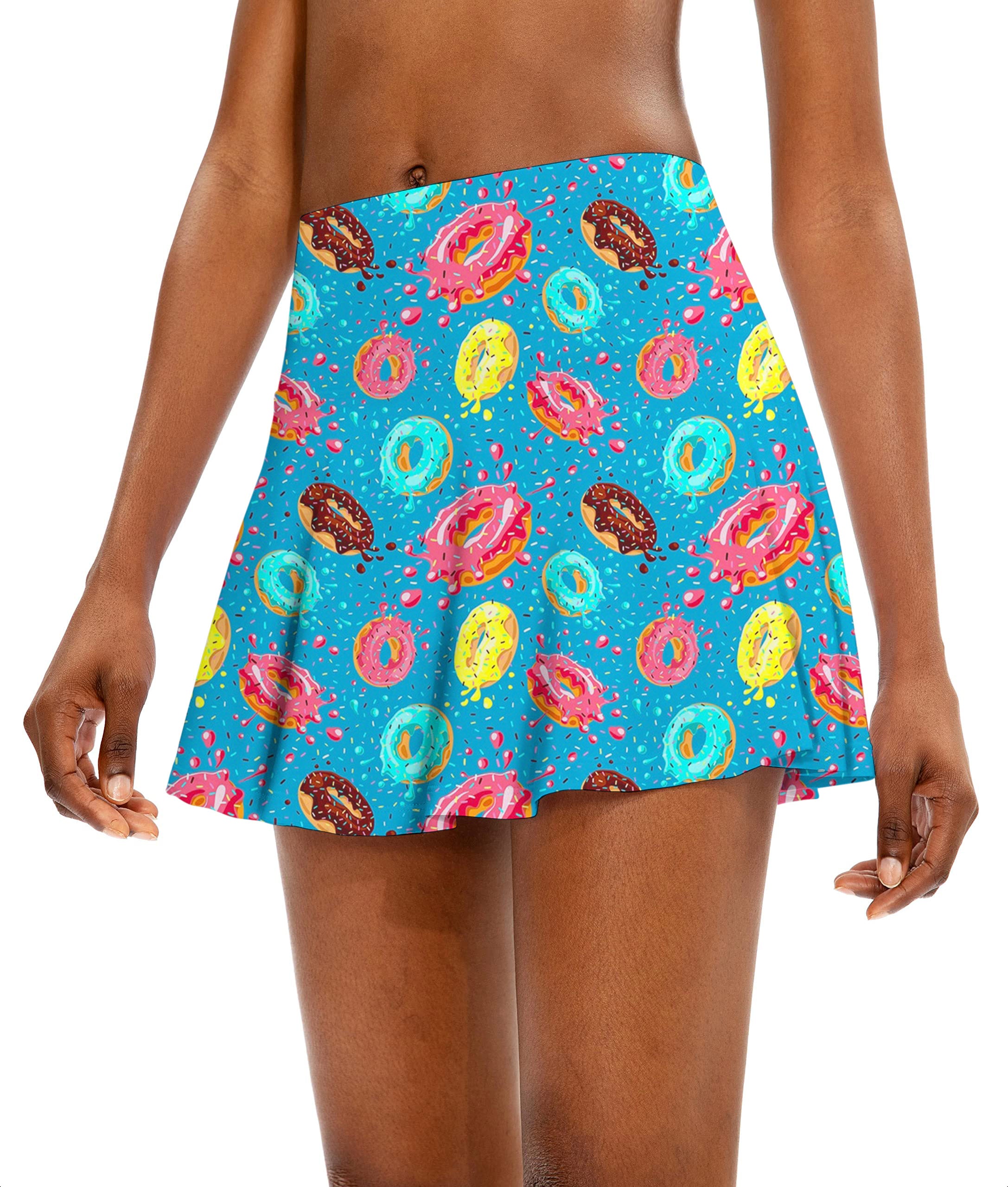 Hole In One Women's Athletic Golf Skorts Flared Skirts