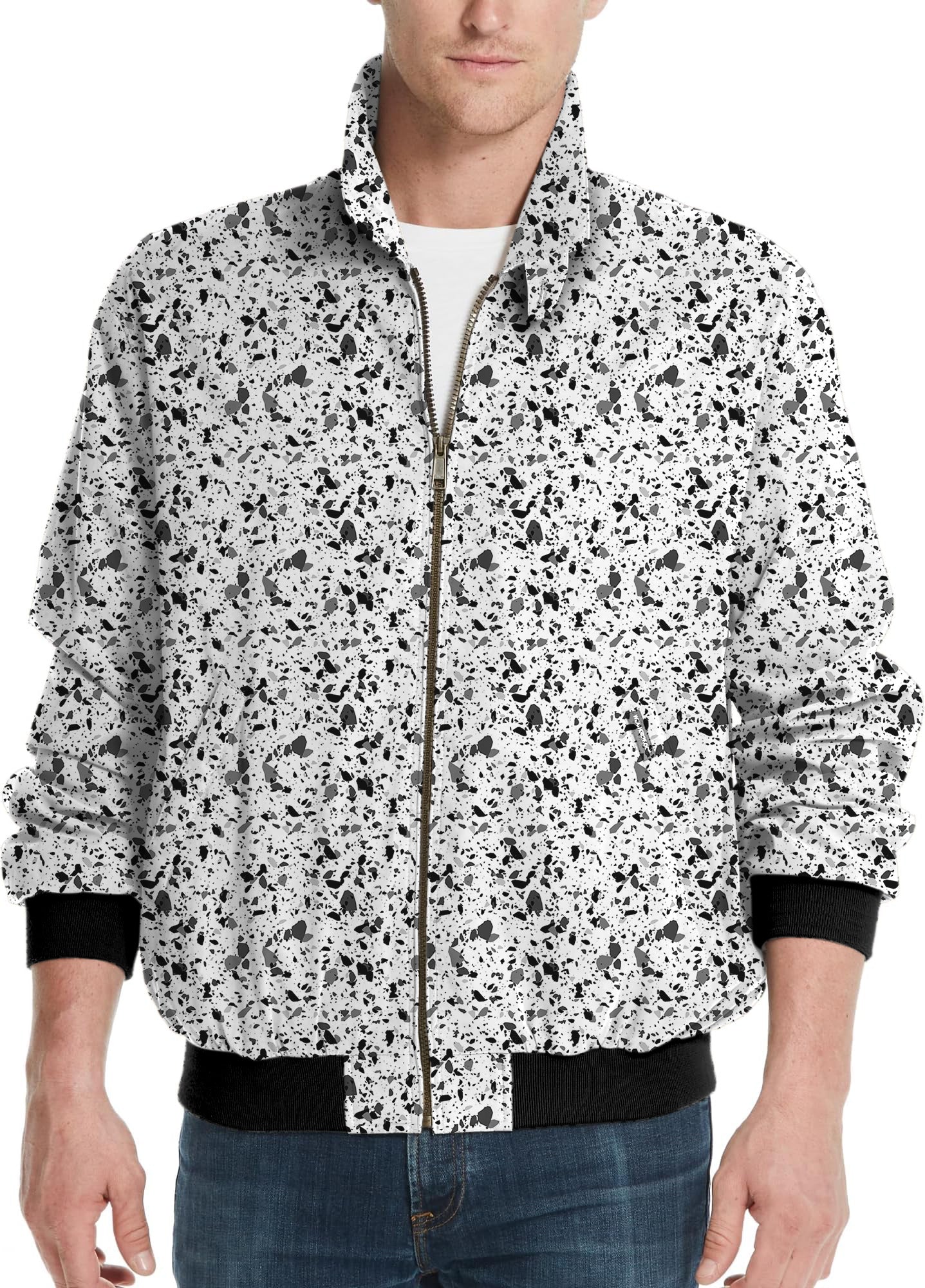 Terrazzo-Men's Golf Windbreaker Light Jacket