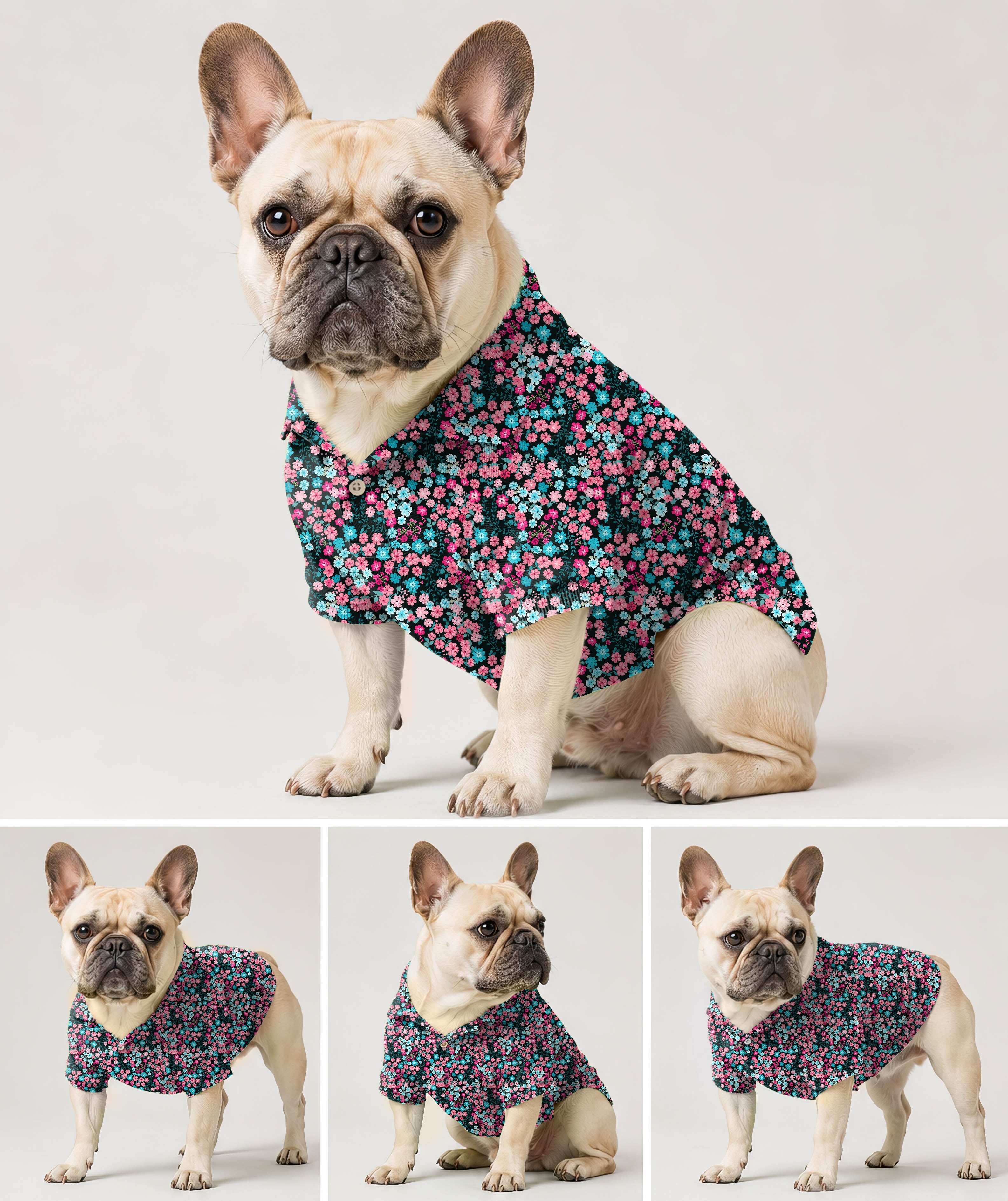 Dog's Candy Blossoms golf polo