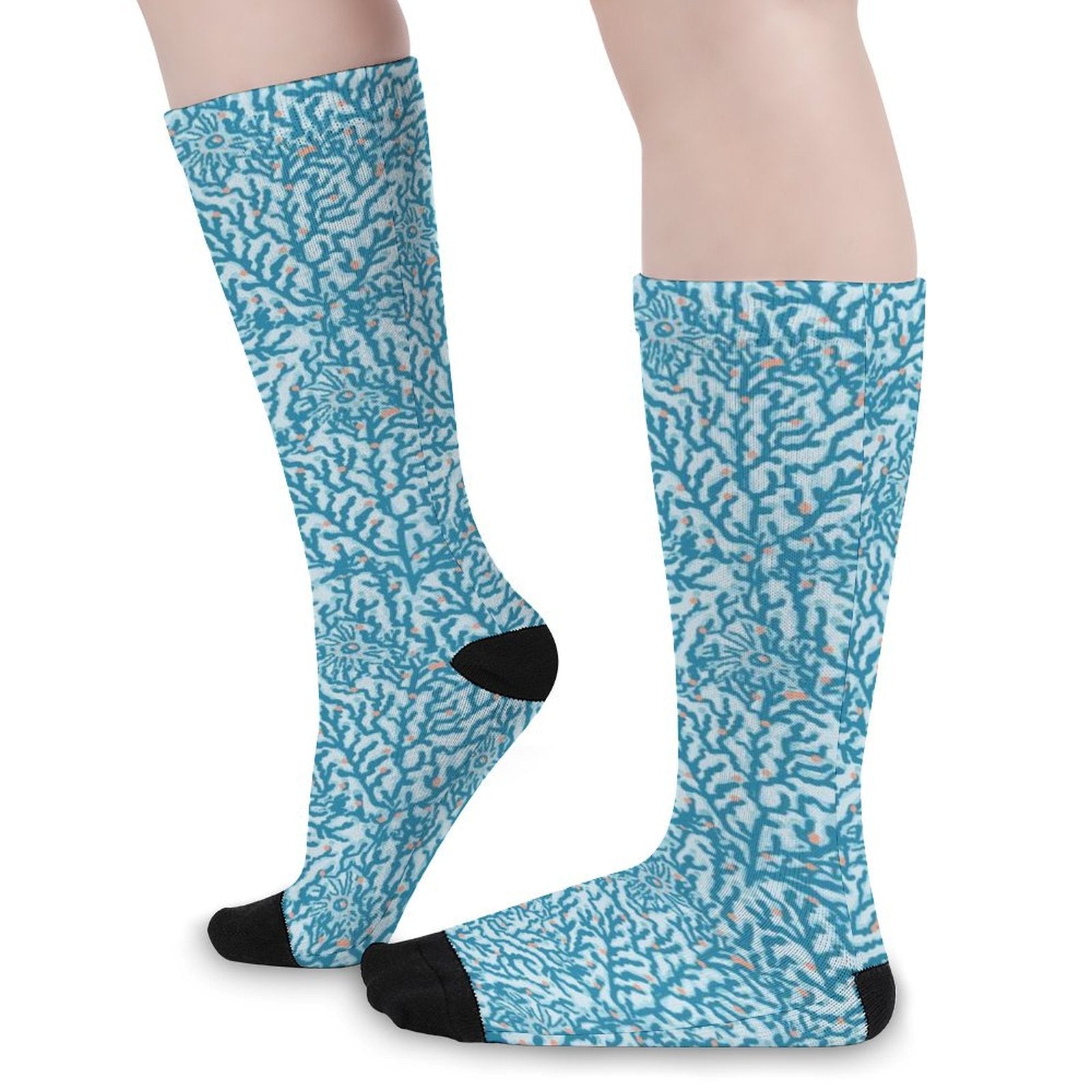 Electric Corals Prined socks Gifts for Men Women