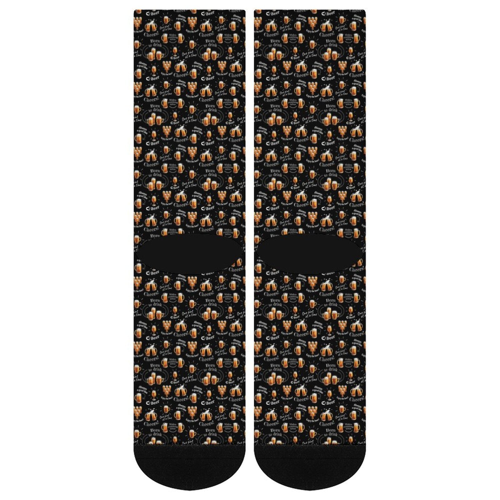 cheer beer Prined socks Gifts for Men Women