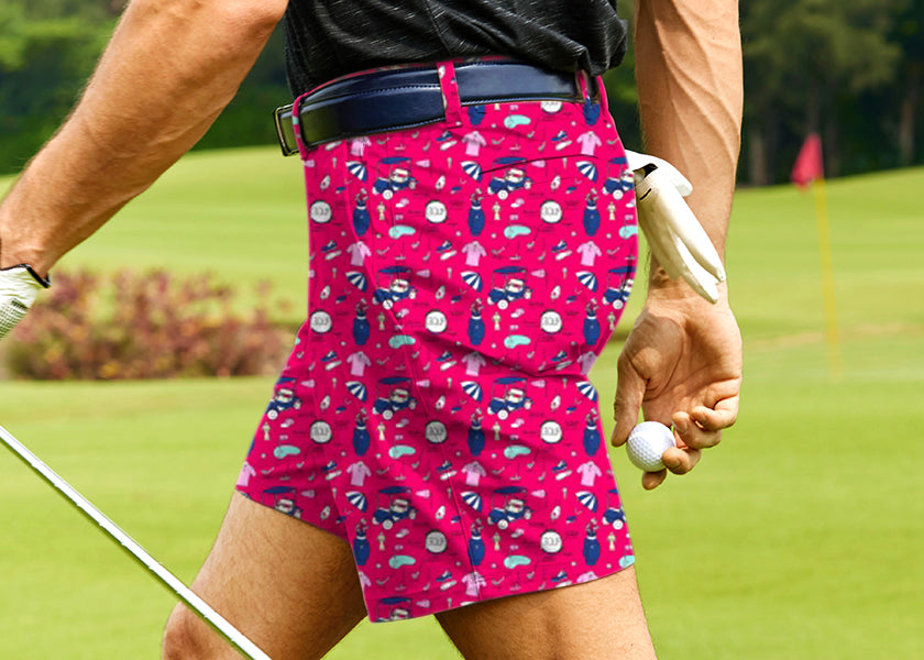 Men Cart Cruising Golf Shorts