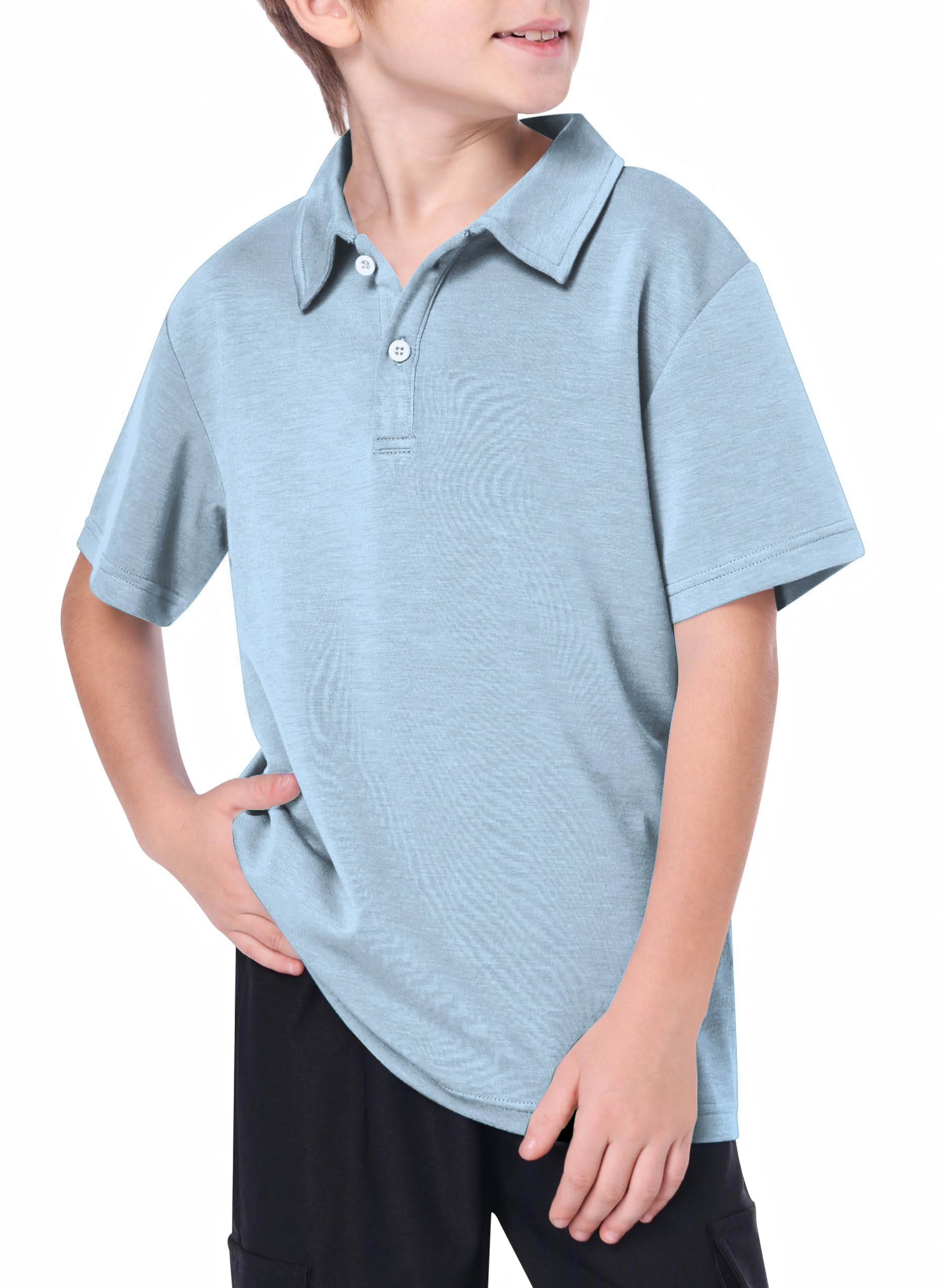 Youth pure sky Golf Polo
