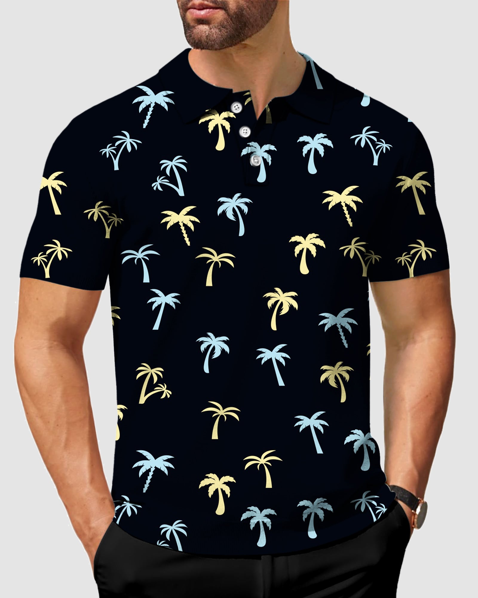 Men's Coconut Palms golf polo